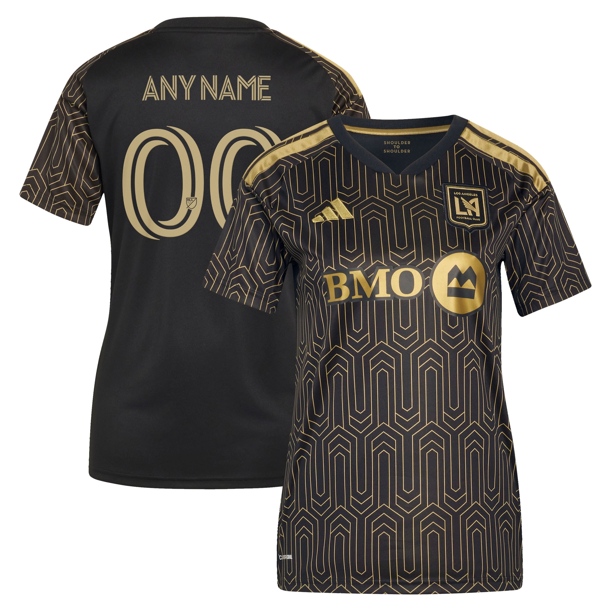 LAFC Women's 2026 Primary Kit Custom Jersey - Black