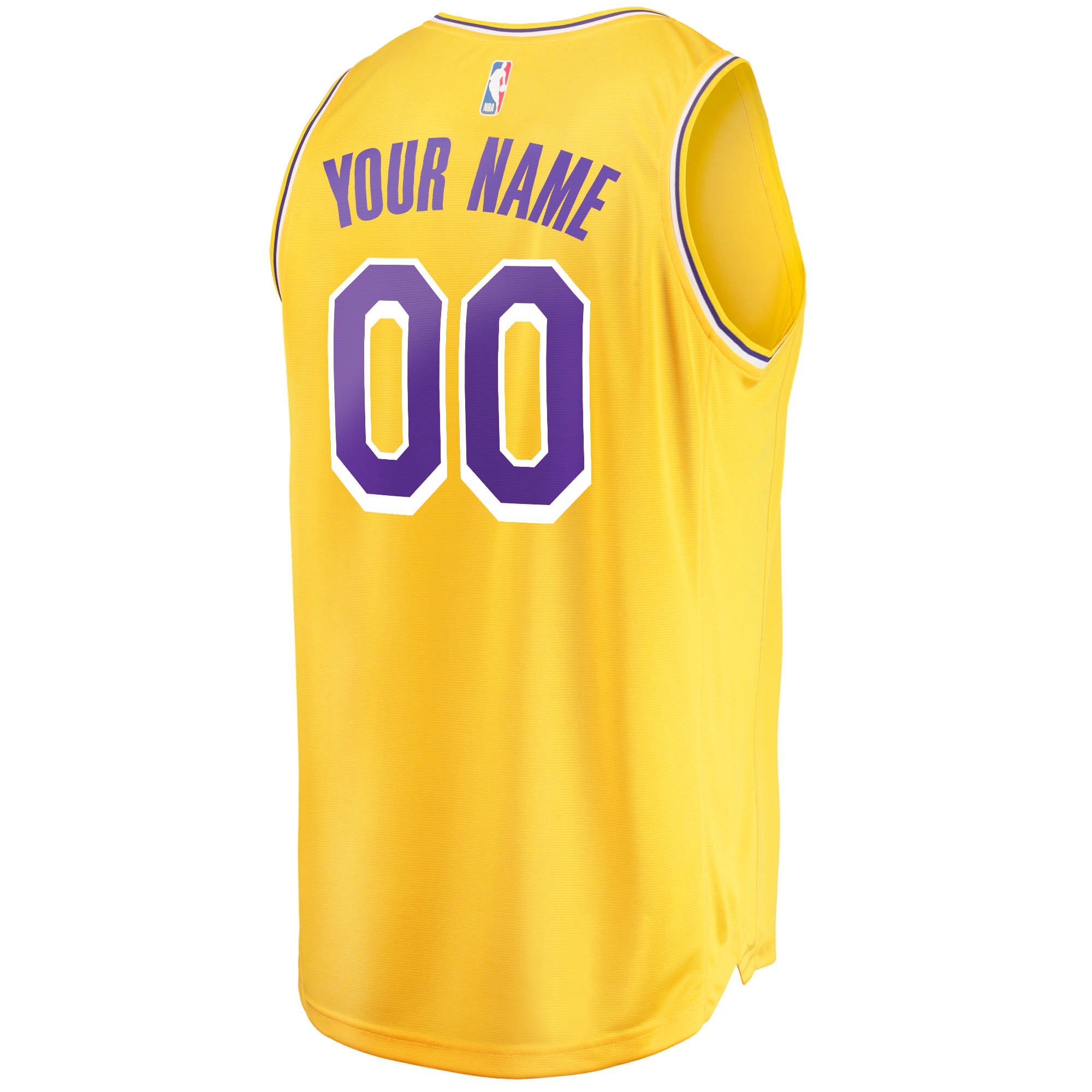 Alternative view of Lakers Gold Custom Jersey - Fanatics - Personalize Your Own!