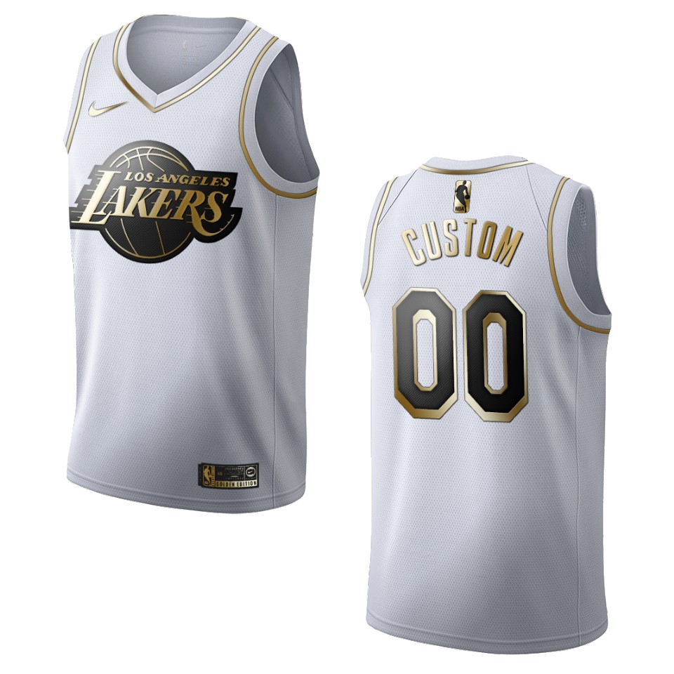 Lakers Golden Edition Custom Jersey - Nike