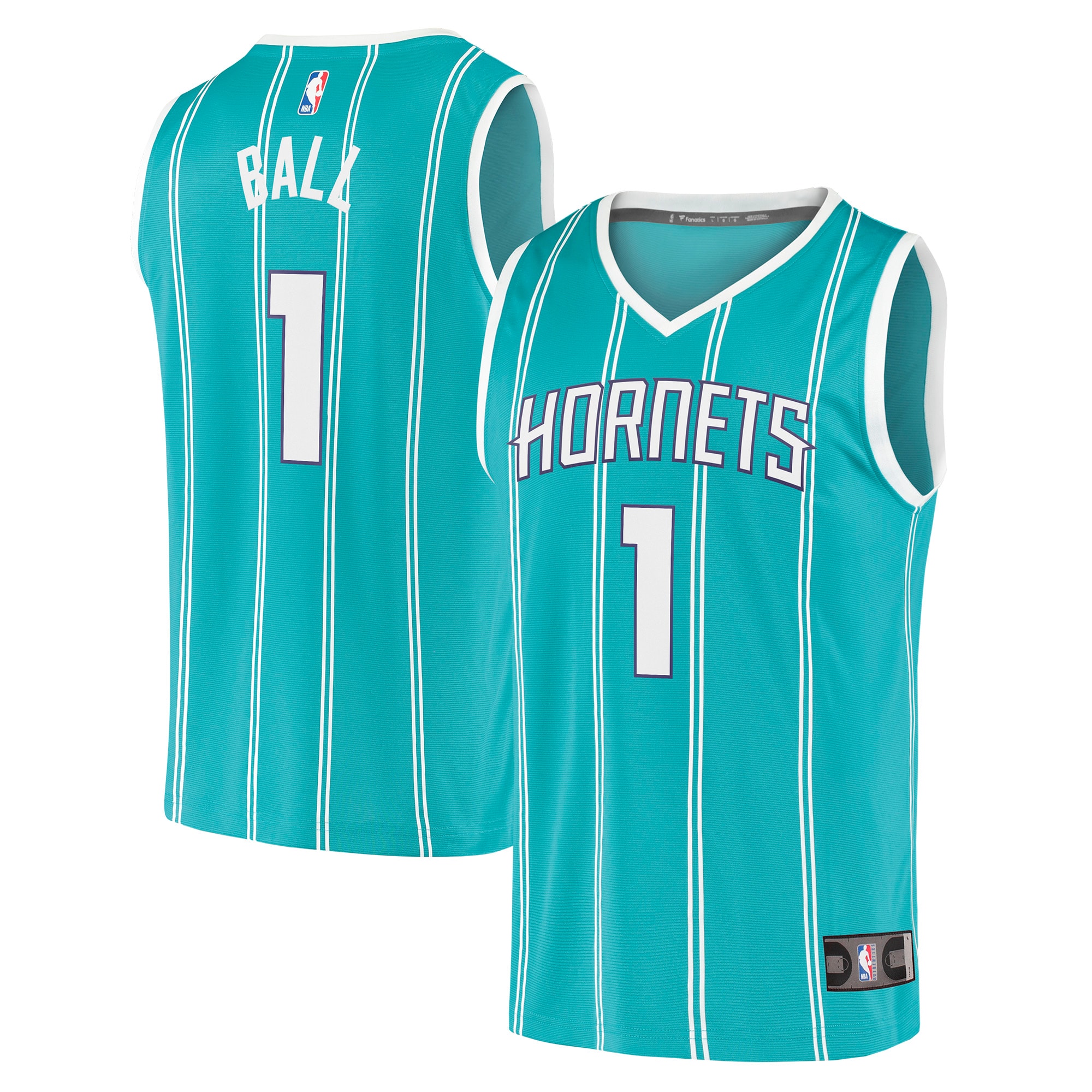 LaMelo Ball Charlotte Hornets Fanatics Fast Break Jersey - Icon Edition - Teal