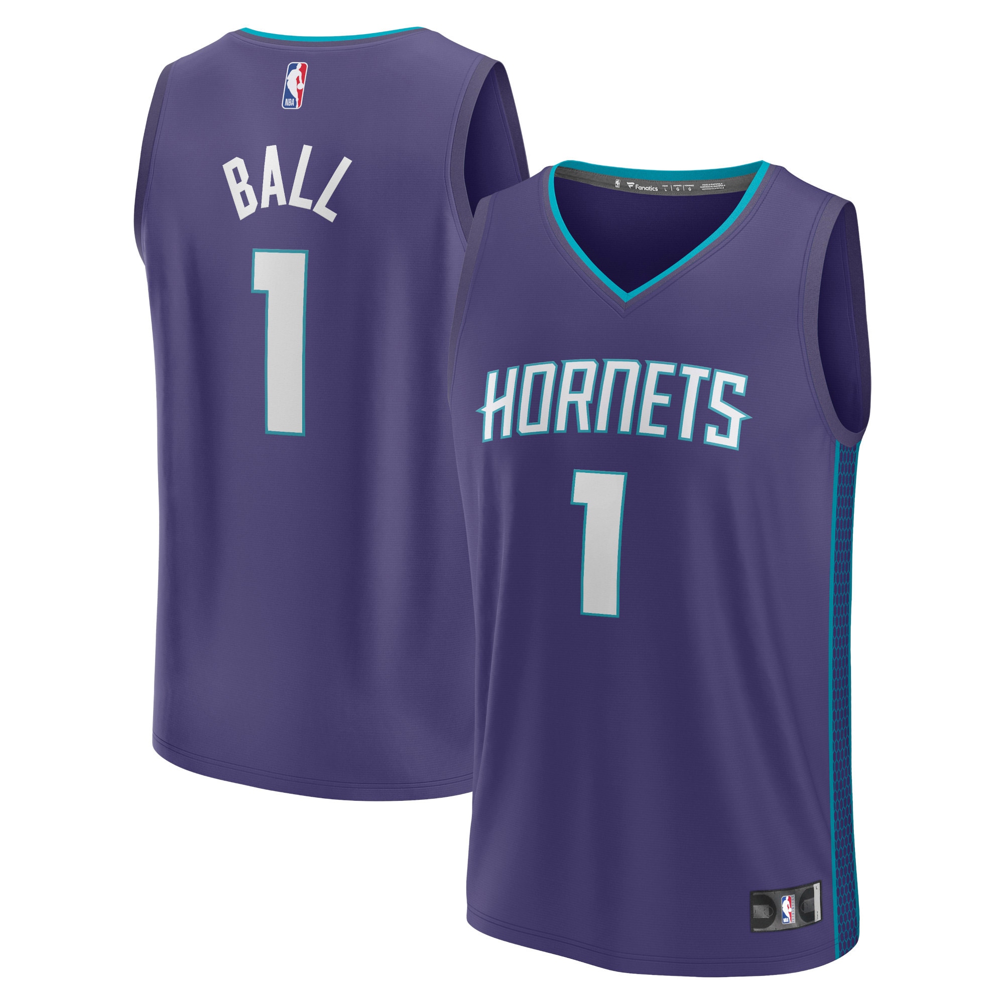 LaMelo Ball Charlotte Hornets Fanatics Fast Break Player Jersey - Statement Edition - Purple