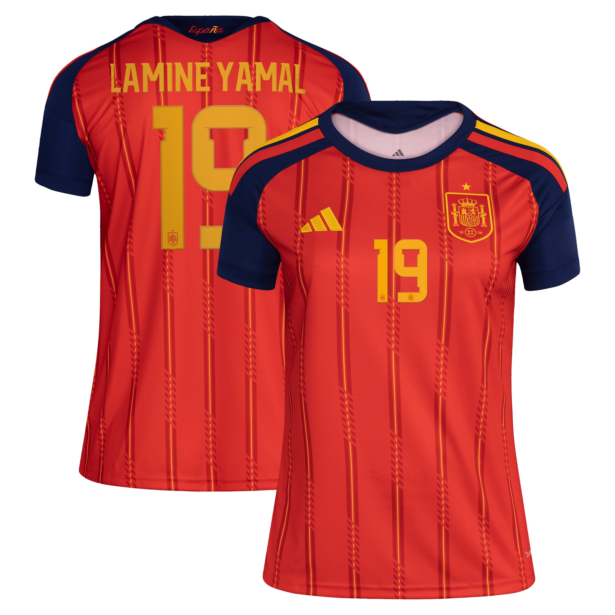 Lamine Yamal Spain National Team Women's 2026 Home Jersey