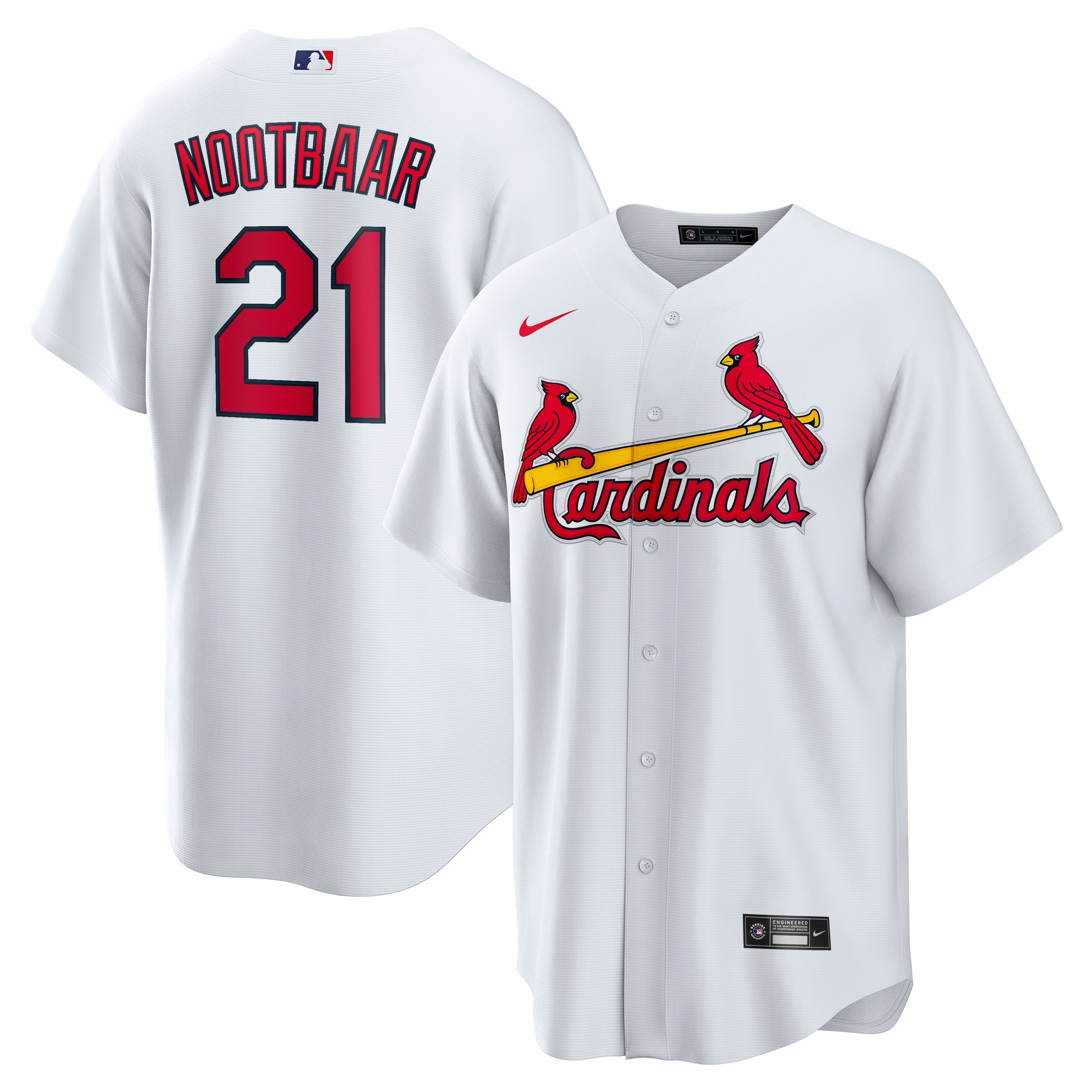 Lars Nootbaar St. Louis Cardinals Home Jersey - White