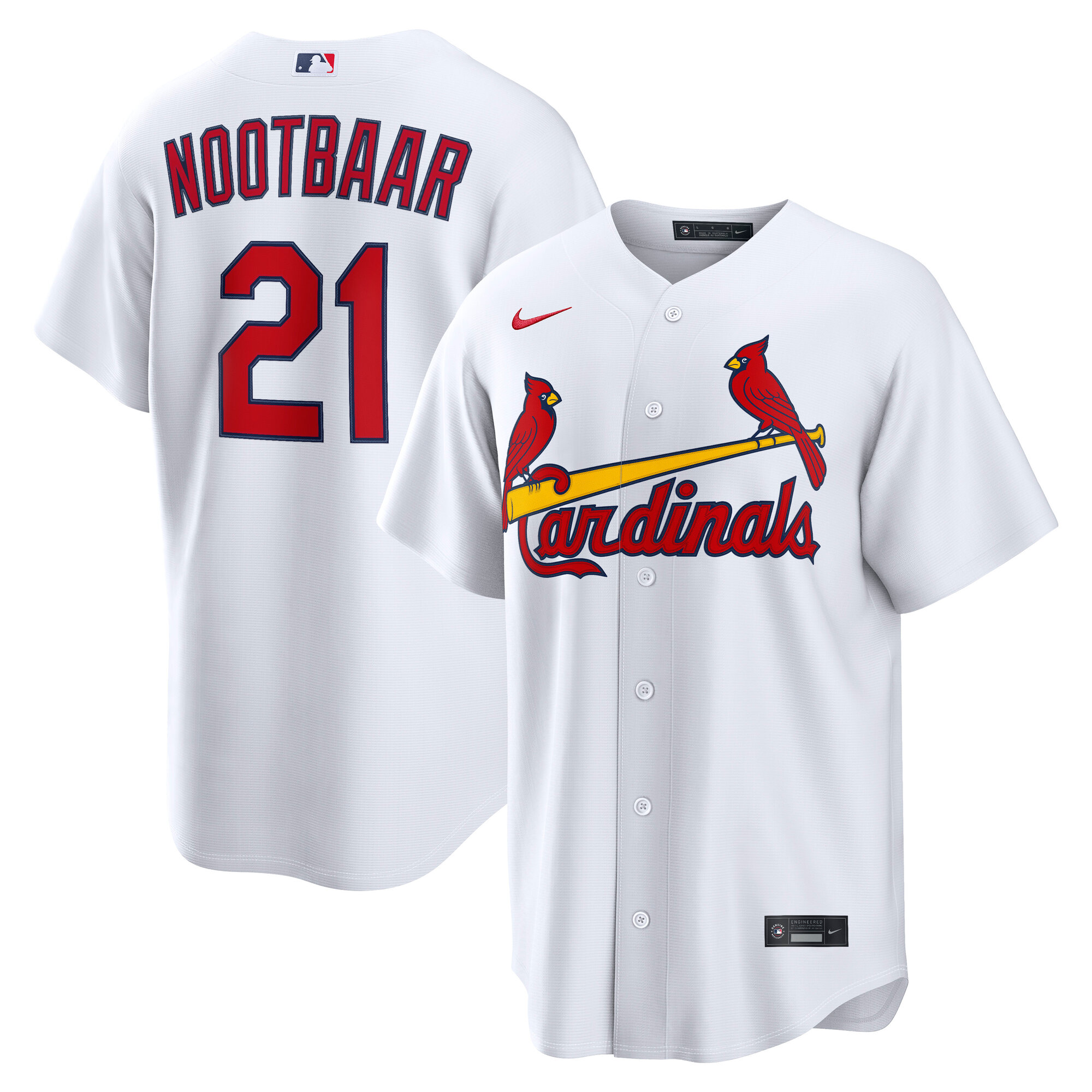 Lars Nootbaar St. Louis Cardinals Home Jersey - White