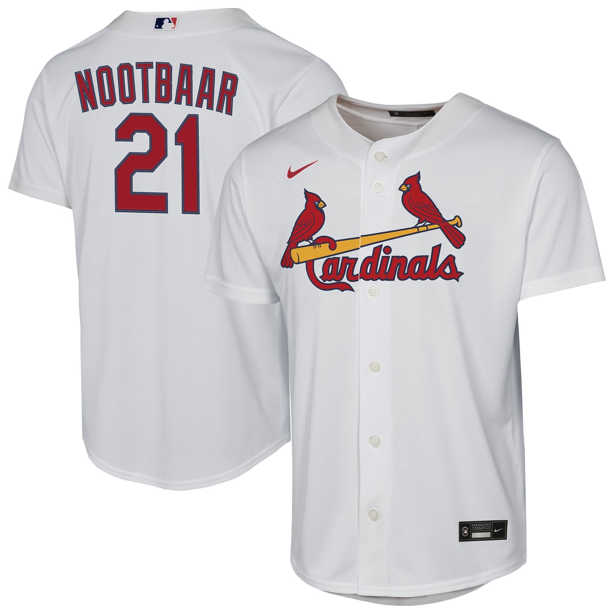 Lars Nootbaar St. Louis Cardinals Youth Home Player Jersey - White