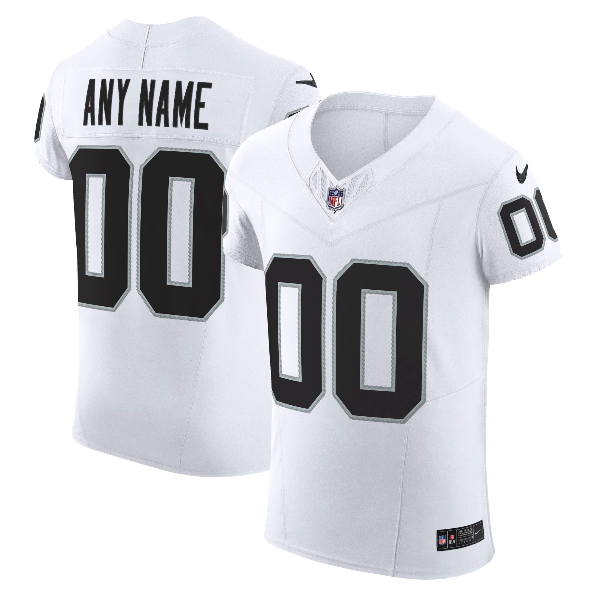 Las Vegas Raiders Vapor F.U.S.E. Elite Custom Jersey - White