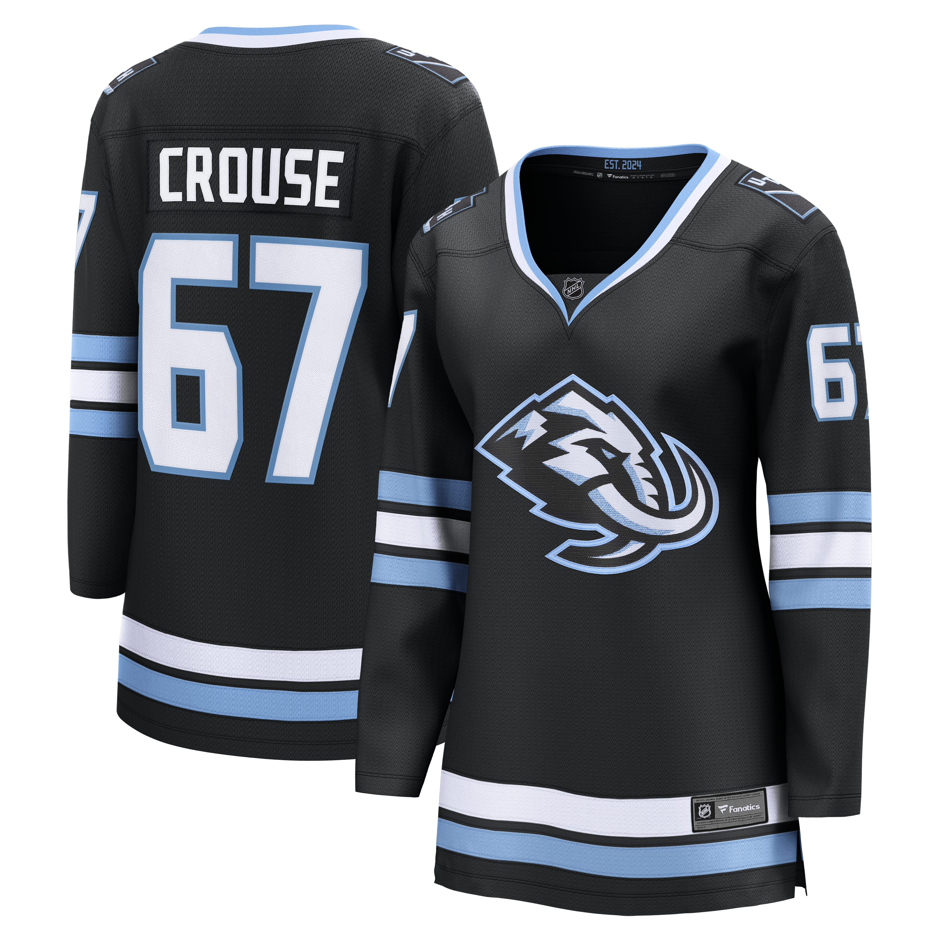 Lawson Crouse Utah Mammoth Fanatics Women's Home Breakaway Player Jersey - Black