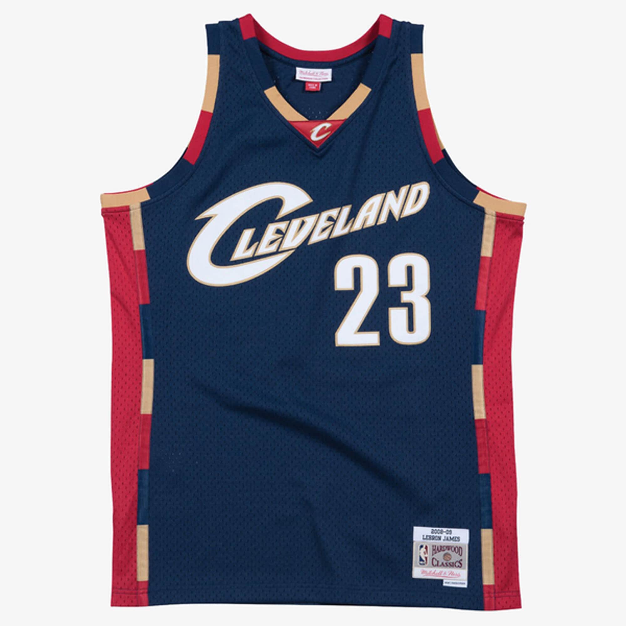 LeBron James Cleveland Cavaliers Hardwood Classics Swingman Jersey - Navy