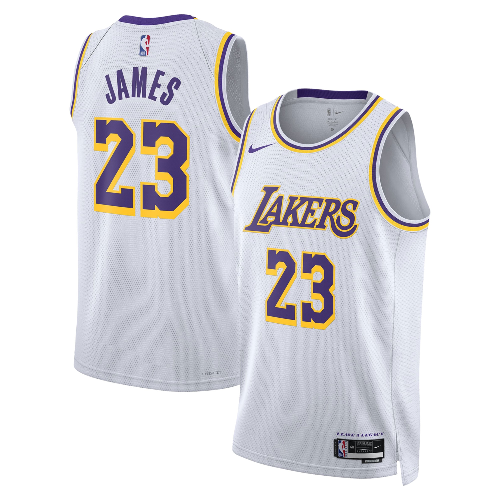 LeBron James Los Angeles Lakers Unisex Swingman Jersey - Association Edition