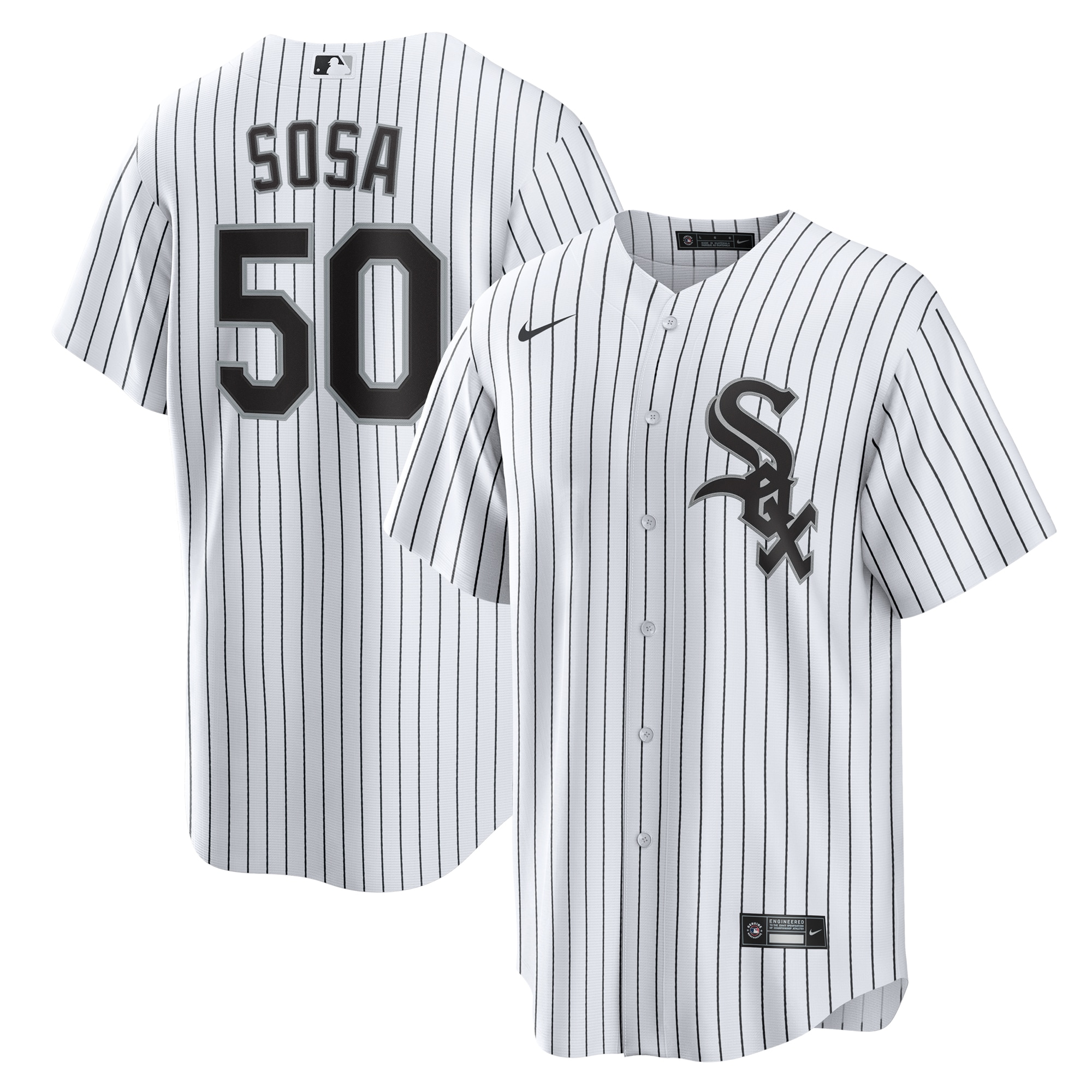 Lenyn Sosa Chicago White Sox Home Jersey - White