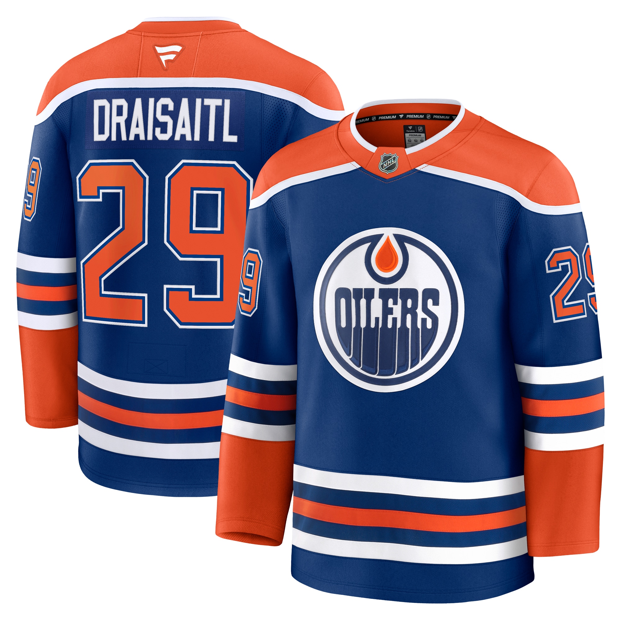Leon Draisaitl Edmonton Oilers Fanatics Home Premium Jersey - Royal
