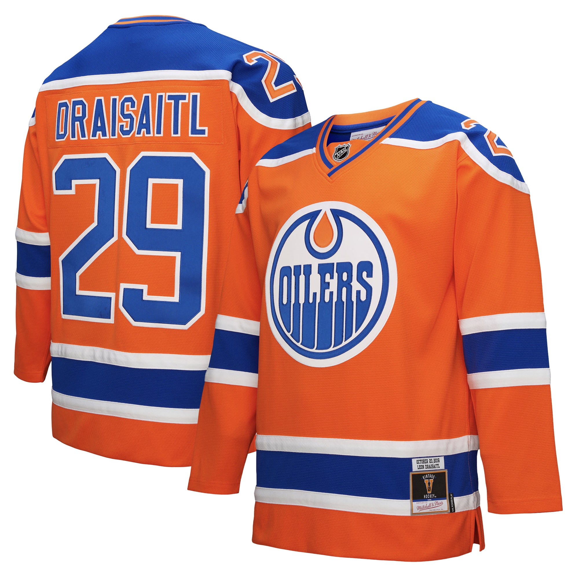 Leon Draisaitl Edmonton Oilers Power Play Jersey - Orange