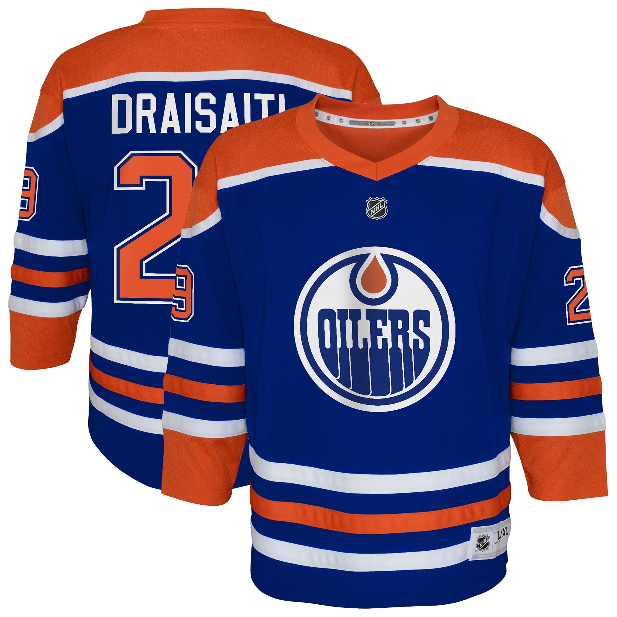 Leon Draisaitl Edmonton Oilers Youth Home Player Jersey - Royal