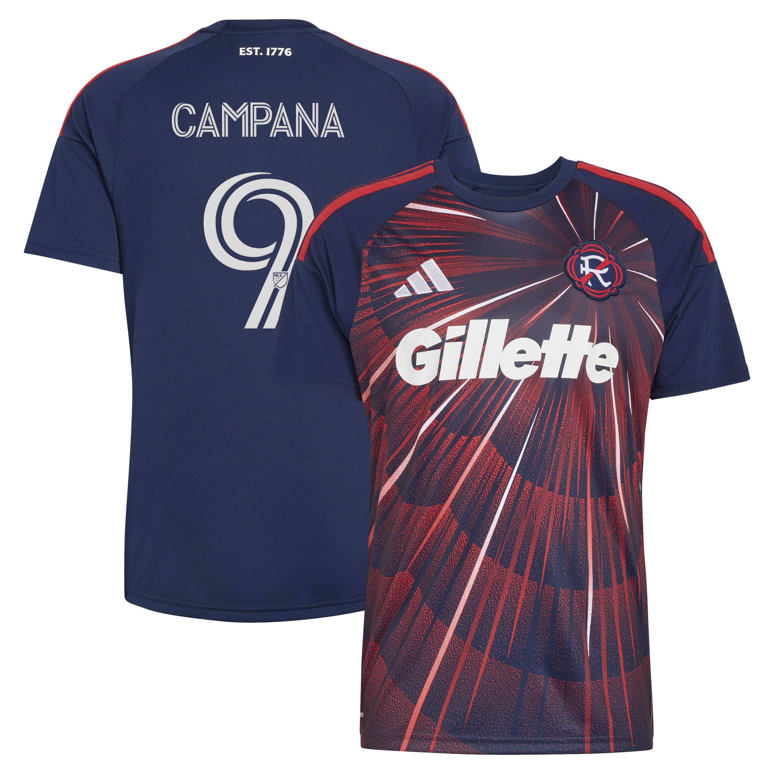 Leonardo Campana New England Revolution 2026 Independence Day Jersey - Blue