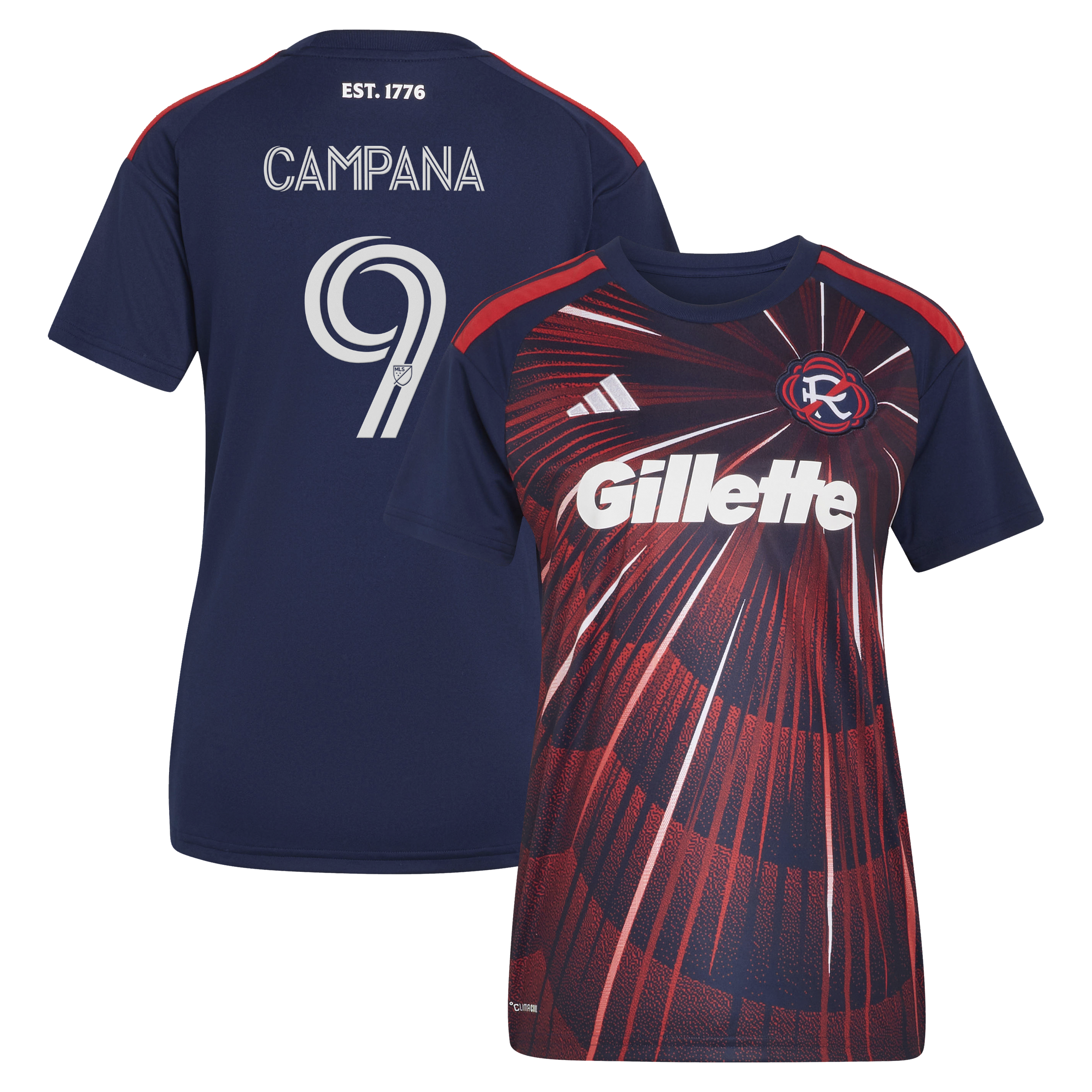 Leonardo Campana New England Revolution Women's 2026 Independence Day Jersey - Blue