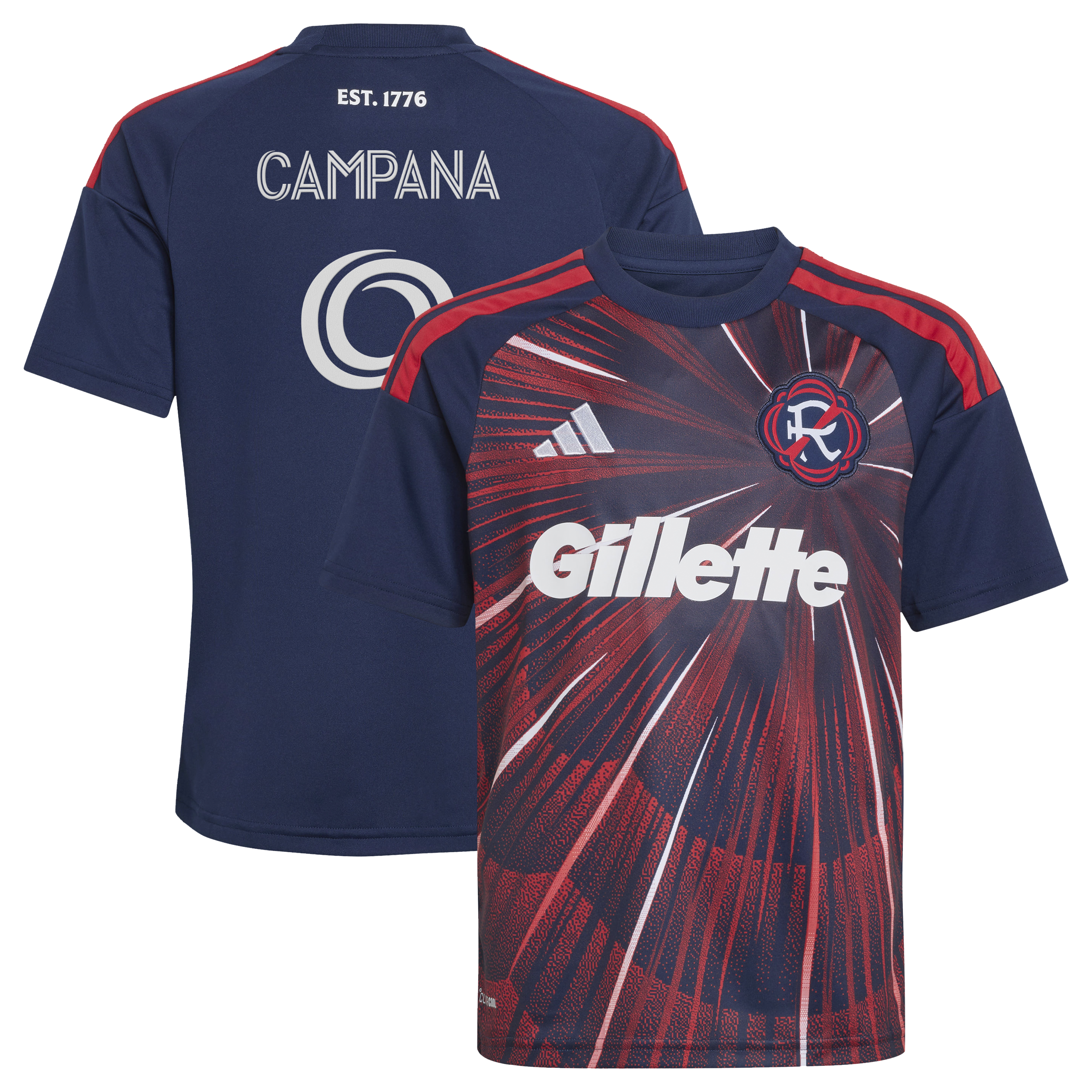Leonardo Campana New England Revolution Youth 2026 Independence Day Jersey - Blue