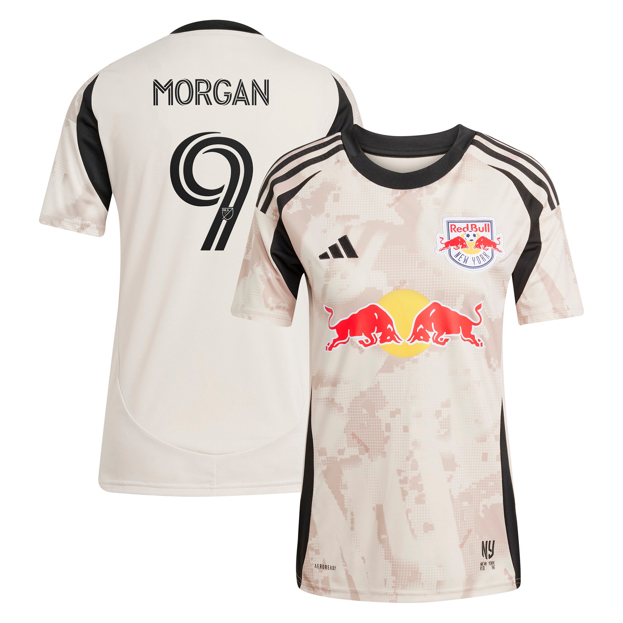 Lewis Morgan New York Red Bulls Women's 2025 Stone Kit Player Jersey - Tan