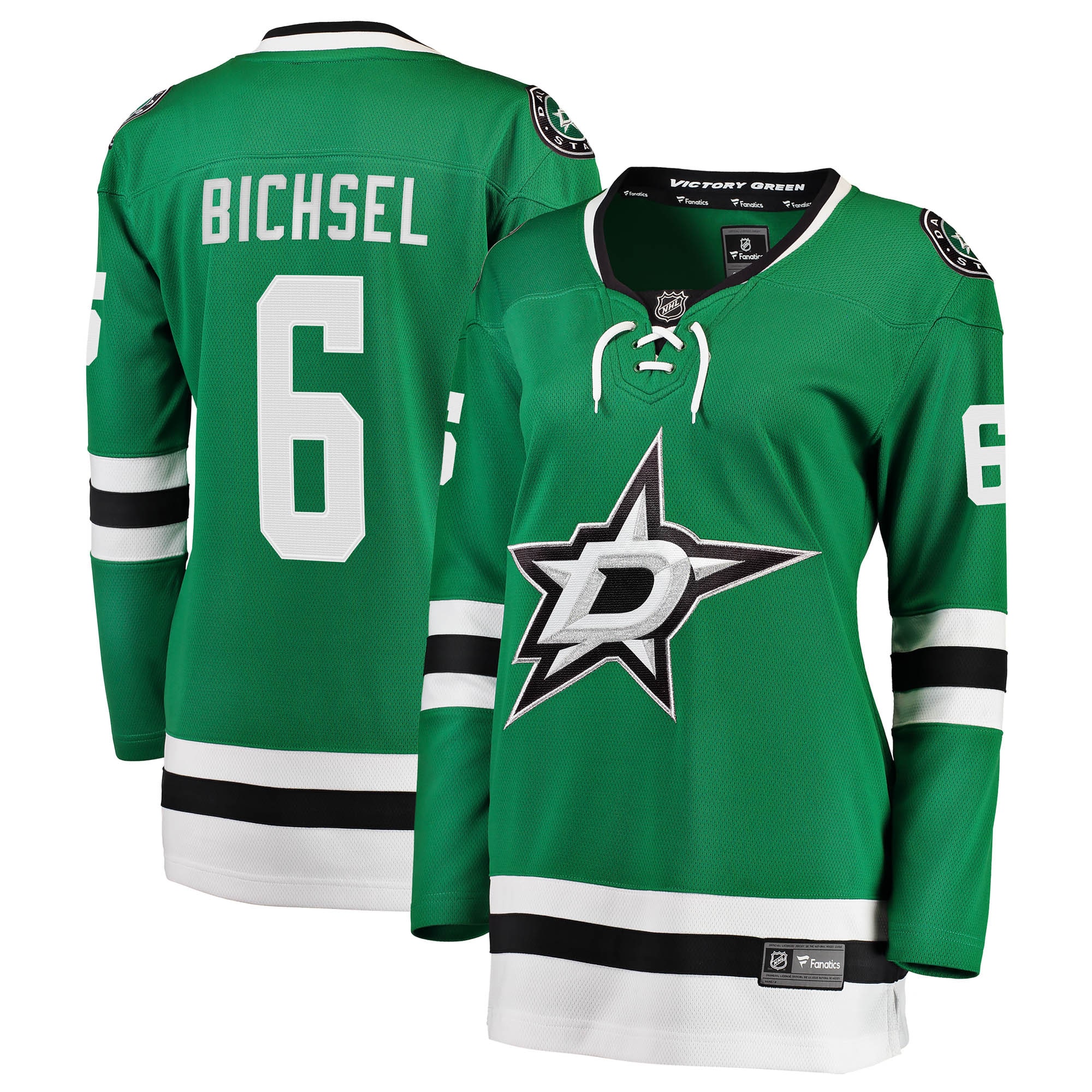 Lian Bichsel Dallas Stars Fanatics Women's Home Breakaway Jersey - Kelly Green