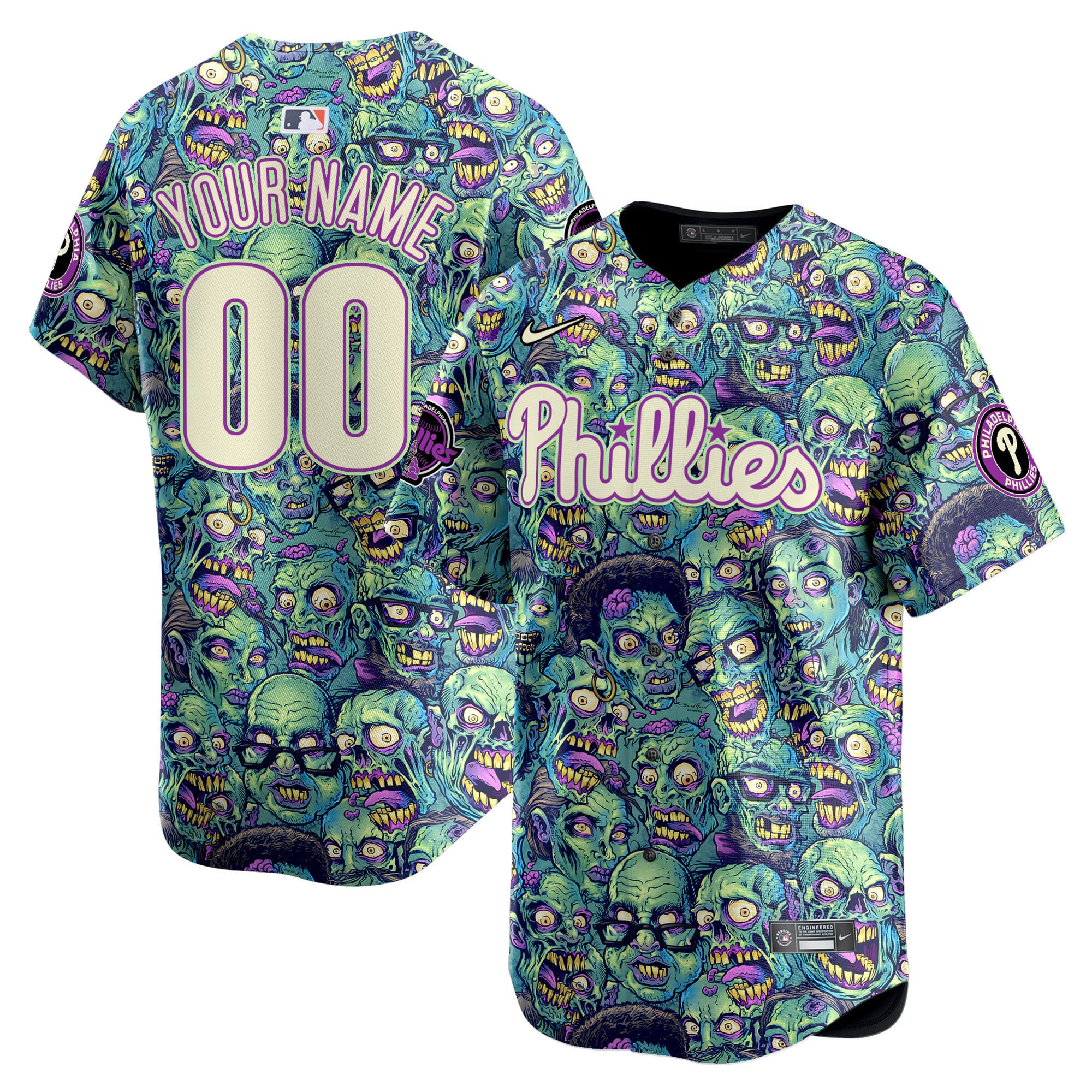 limited Nike Phillies Zombie Jersey - Nike Phillies Zombie Jersey