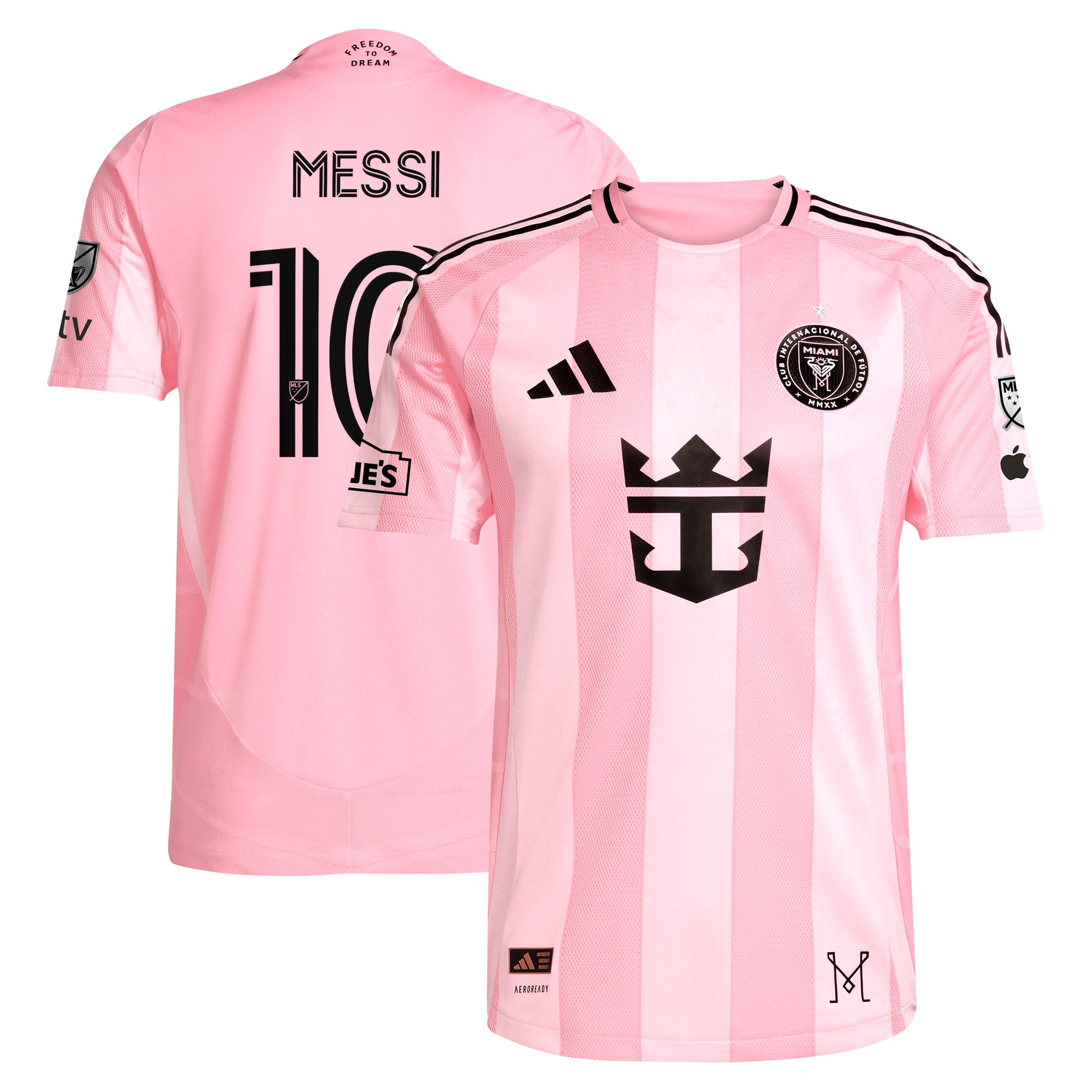 Lionel Messi Inter Miami CF 2025 Euforia On-Field Jersey - Pink
