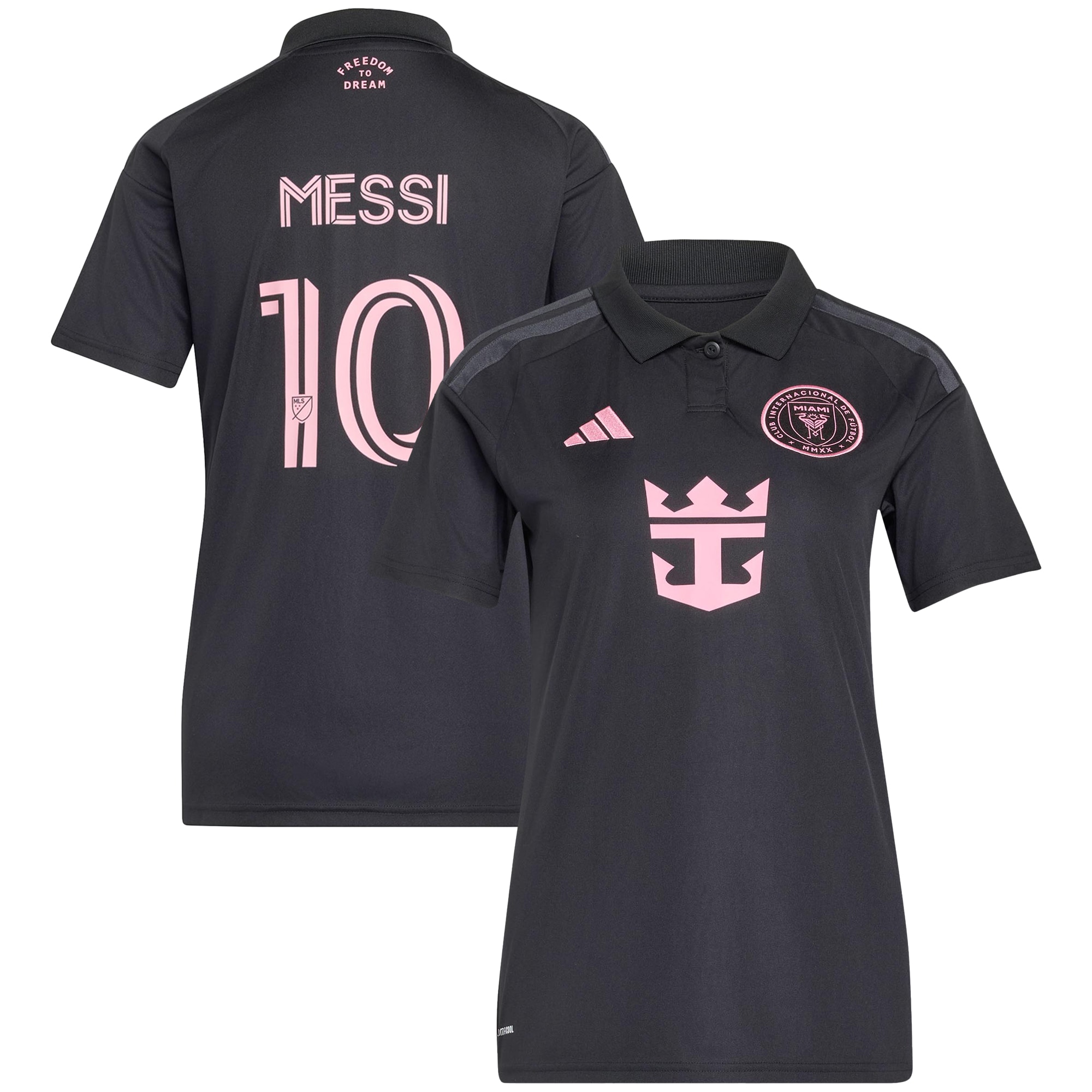 Lionel Messi Inter Miami CF Women's 2026 Presagio Jersey - Black