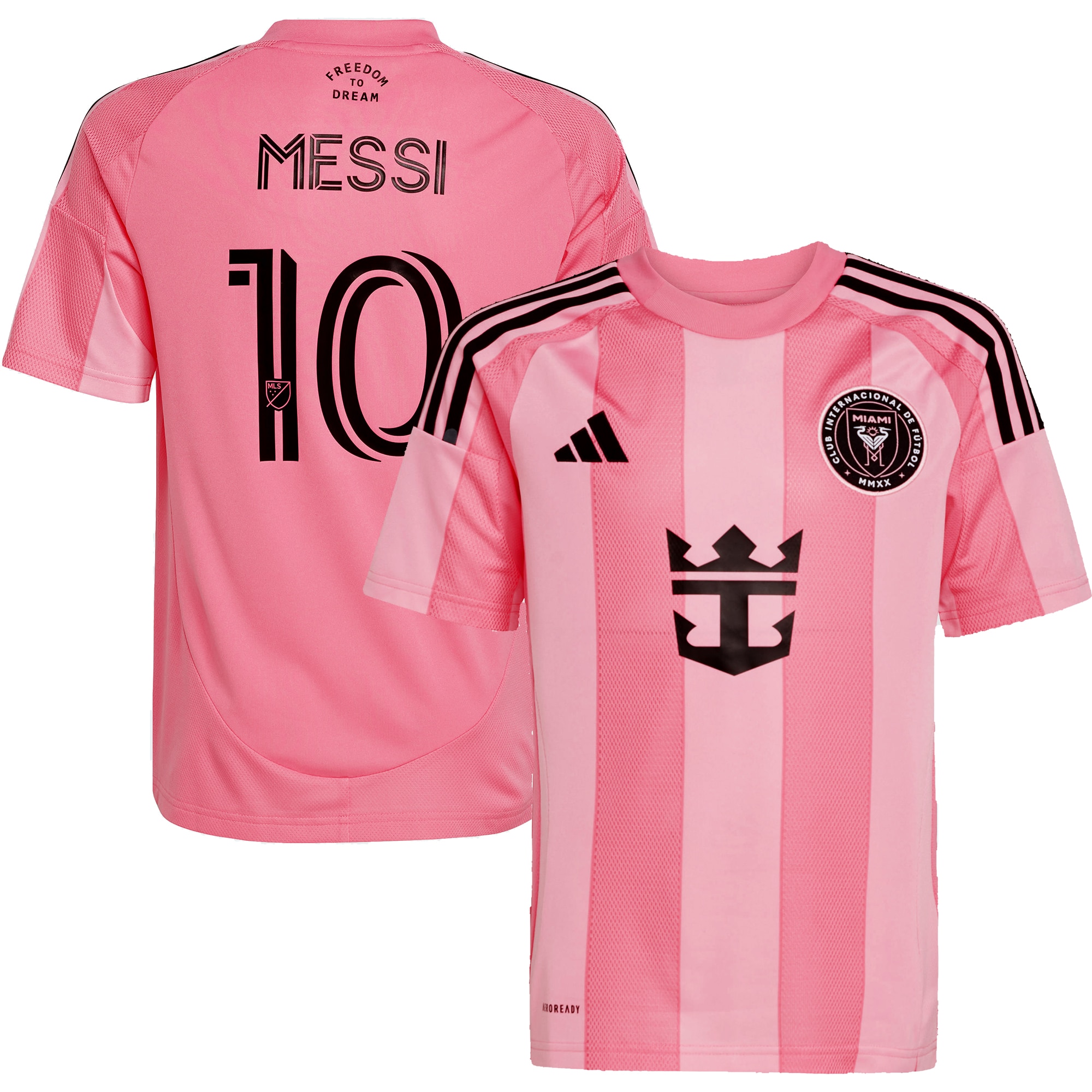 Lionel Messi Inter Miami CF Youth 2025 Euforia Player Jersey - Light Pink