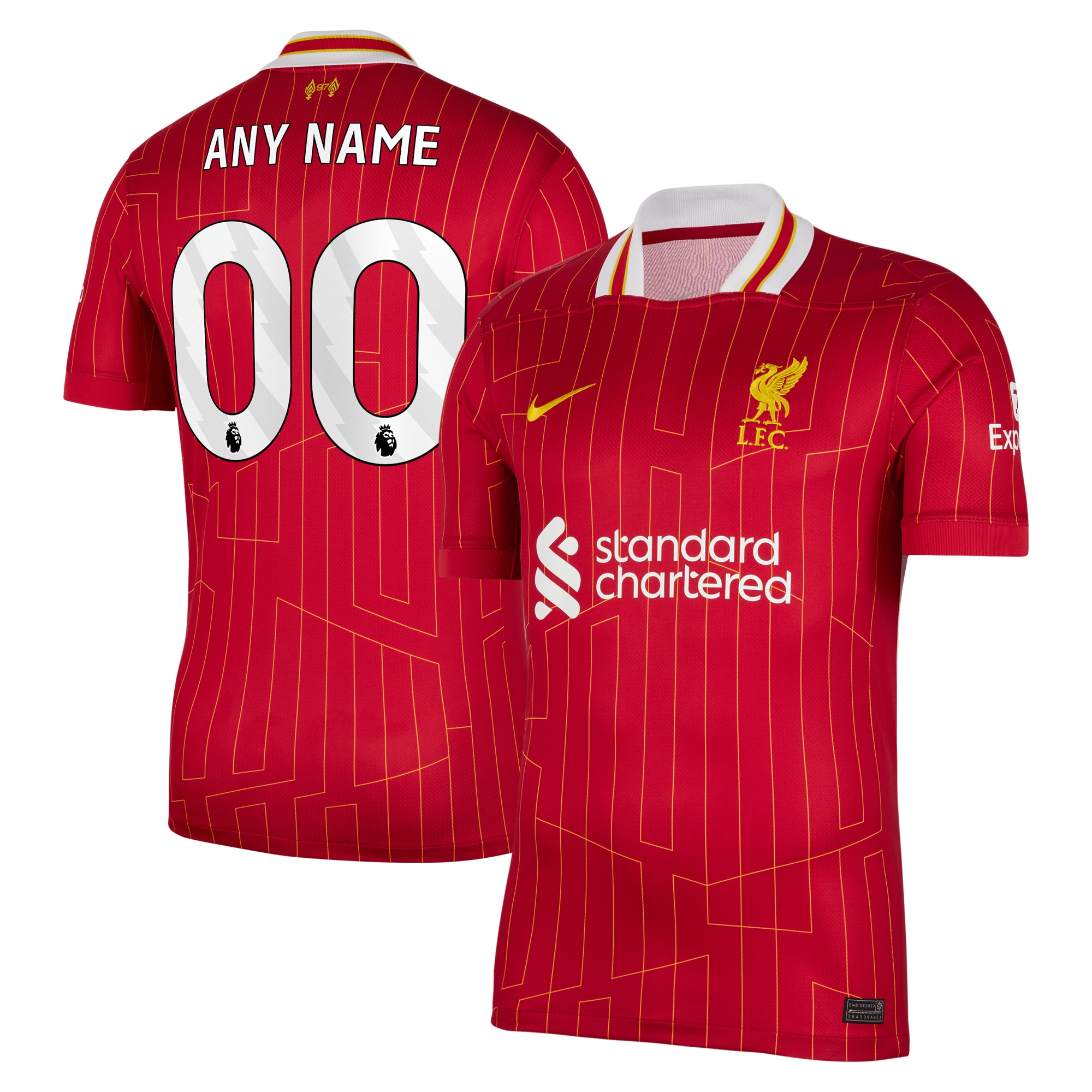Liverpool 2024 Red Home Jersey - Nike - Customizable