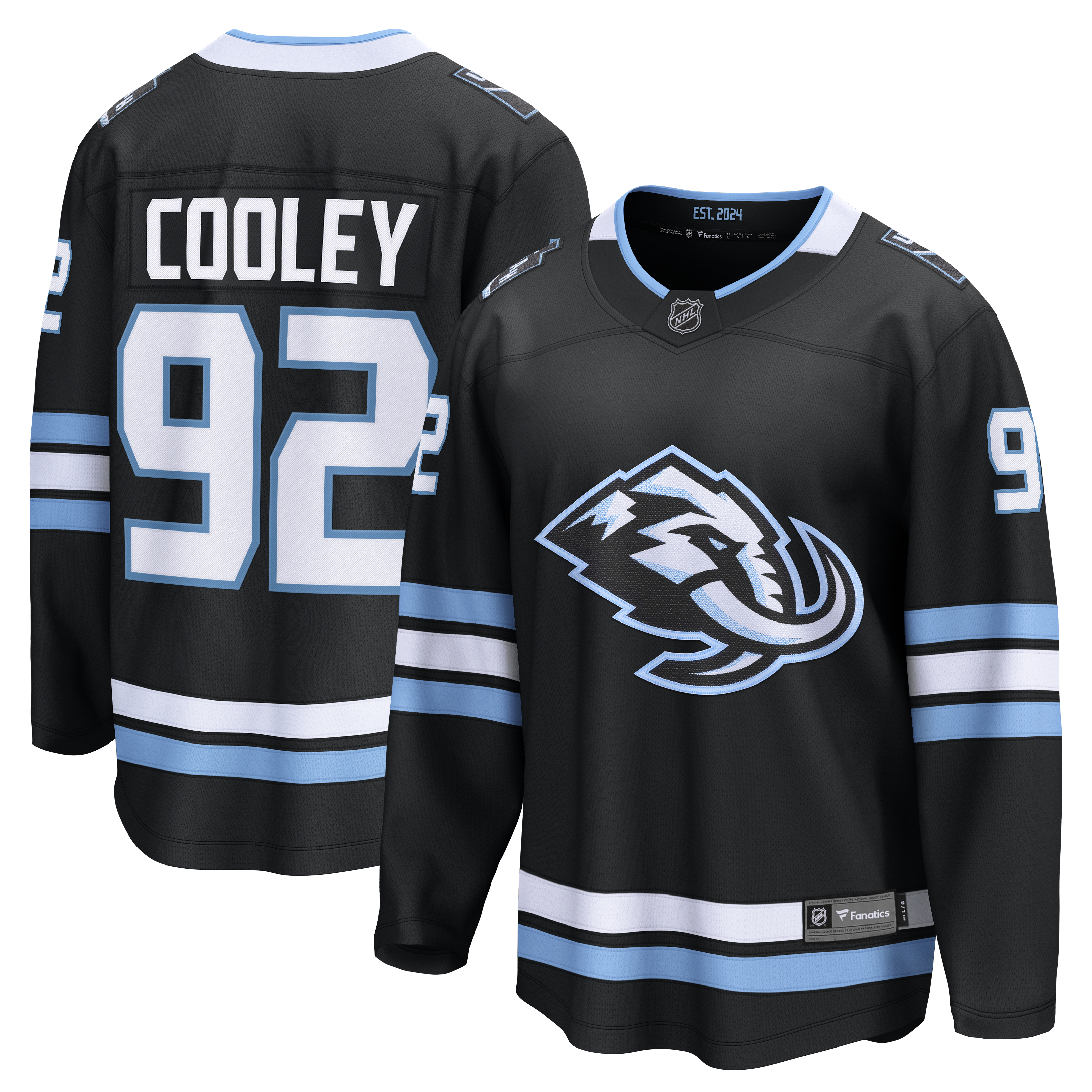 Logan Cooley Utah Mammoth Fanatics Home Breakaway Jersey - Black