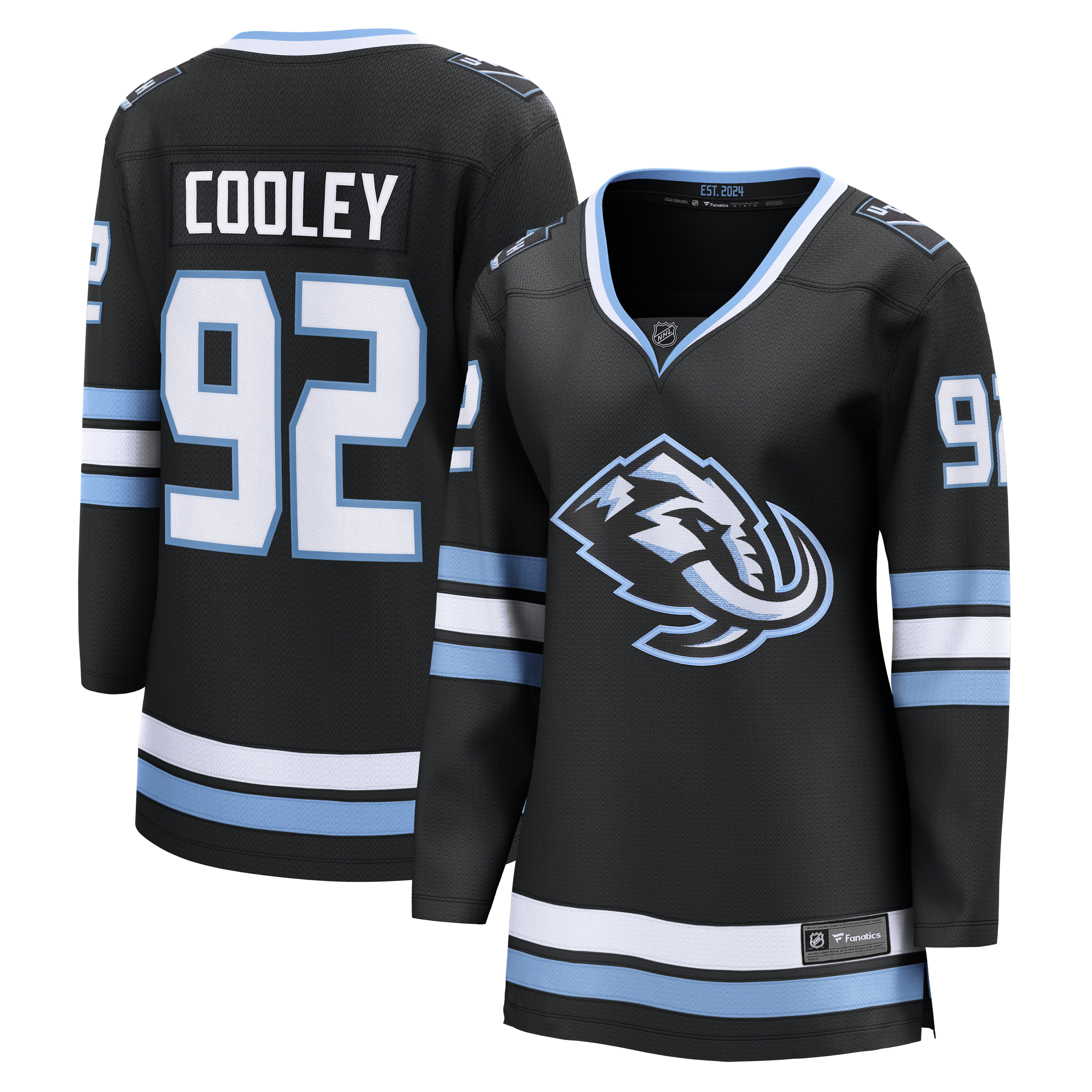 Logan Cooley Utah Mammoth Fanatics Women's Home Breakaway Jersey - Black