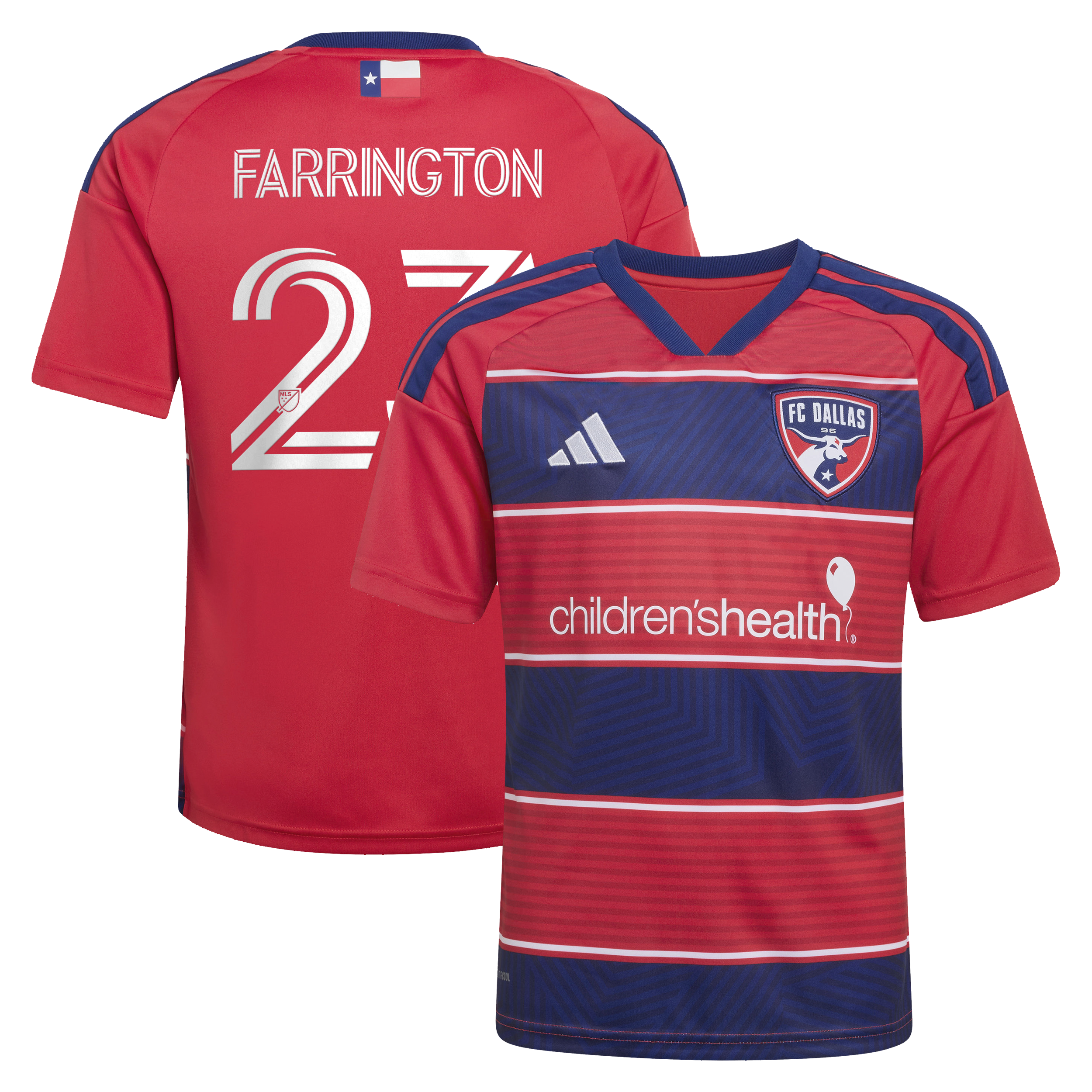 Logan Farrington FC Dallas Youth 2026 DNA Kit Jersey - Red
