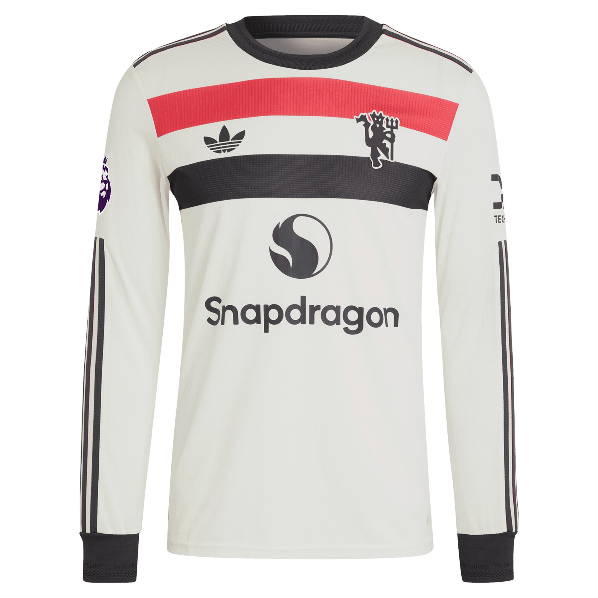 Alternative view of long Adidas Man United Away Jersey - Adidas Man United 23/24 Away