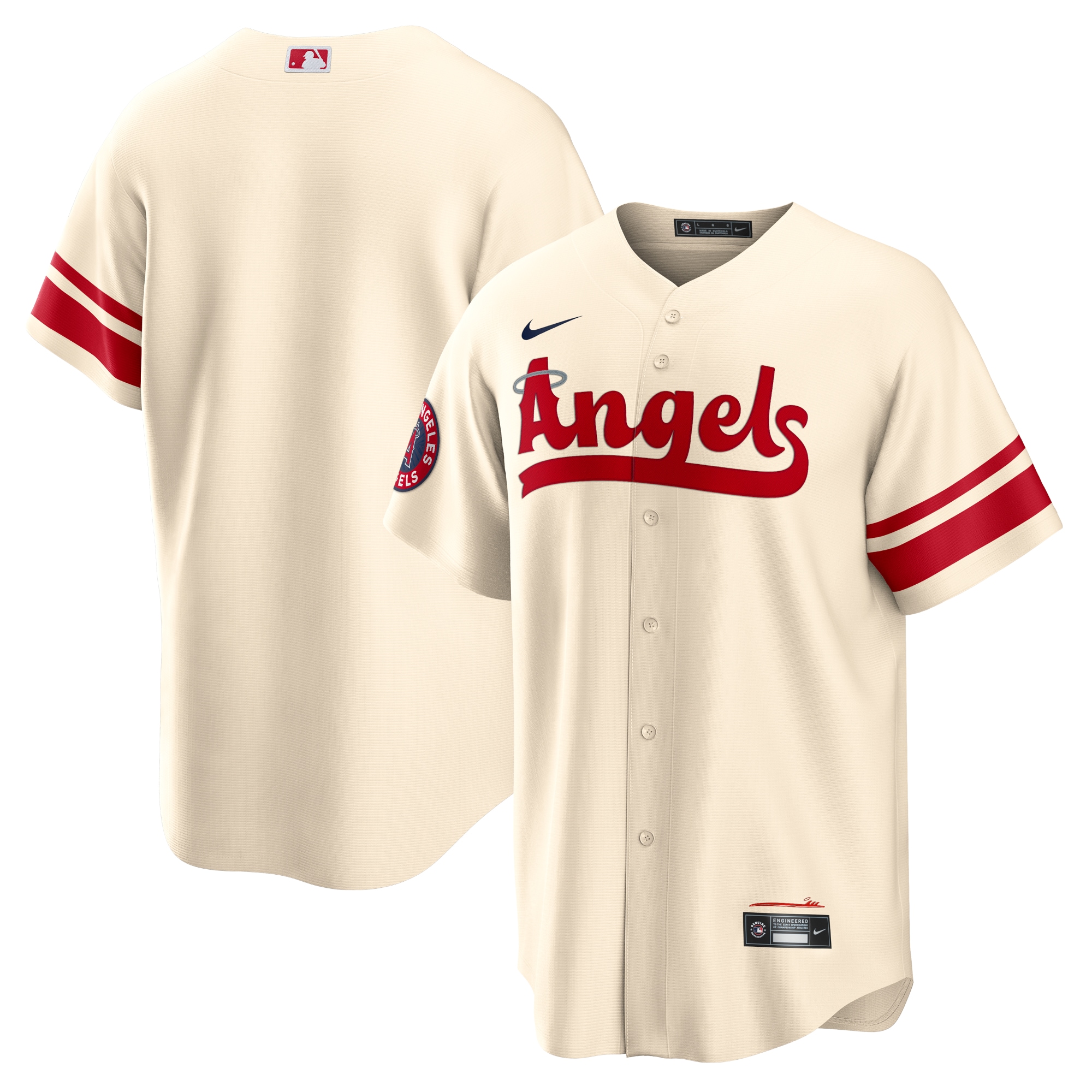 Los Angeles Angels City Connect Team Jersey - Cream