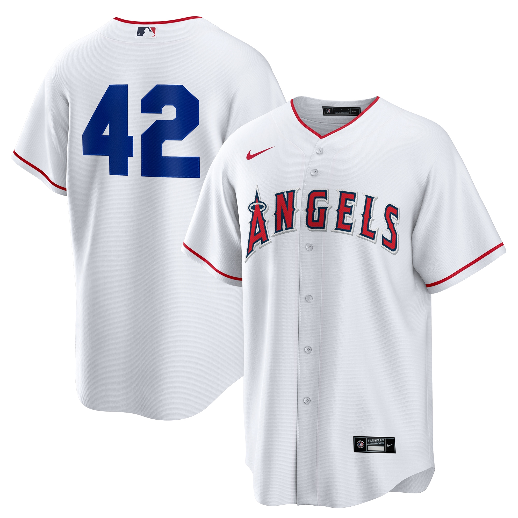 Los Angeles Angels Home 2025 Jackie Robinson Day Jersey - White