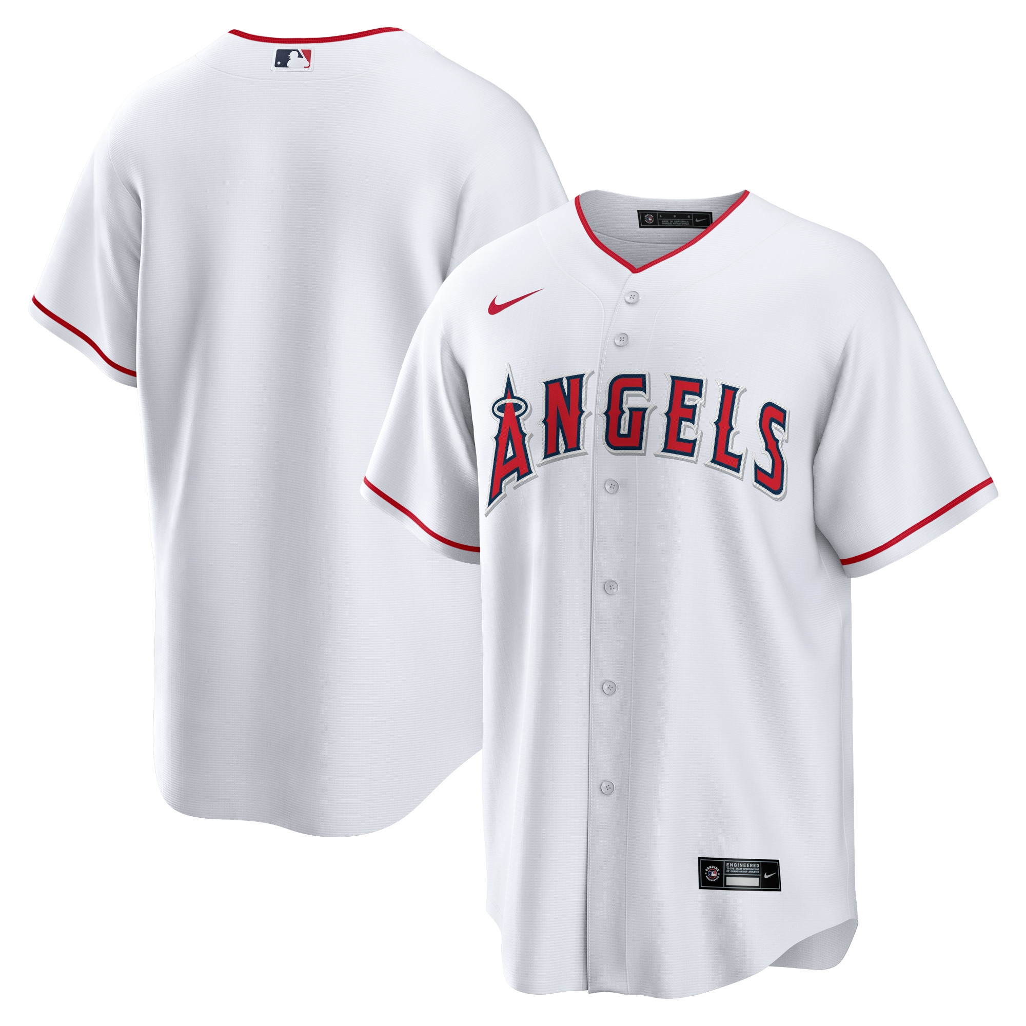 Los Angeles Angels Home Blank Jersey - White