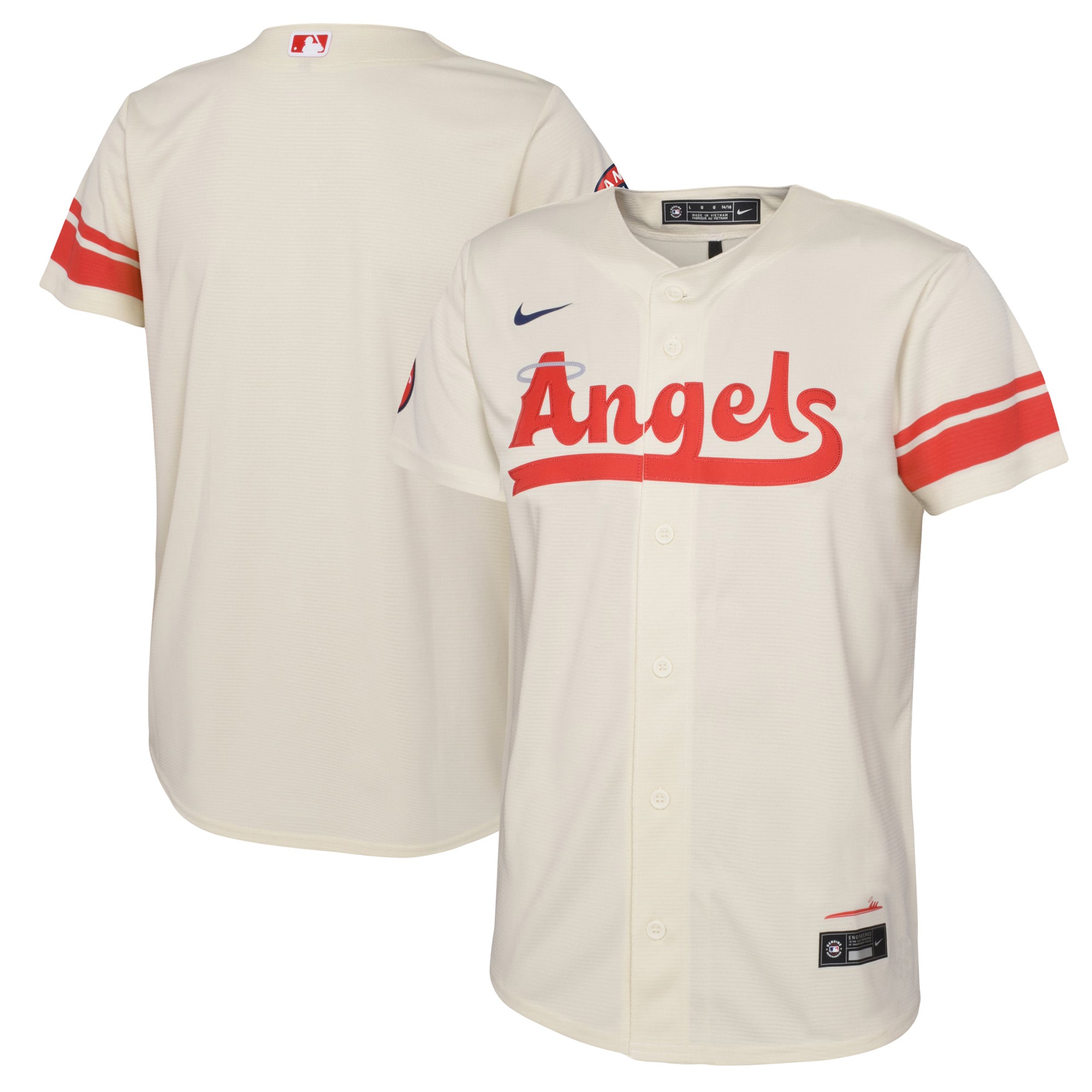 Los Angeles Angels Infant City Connect Jersey - Cream
