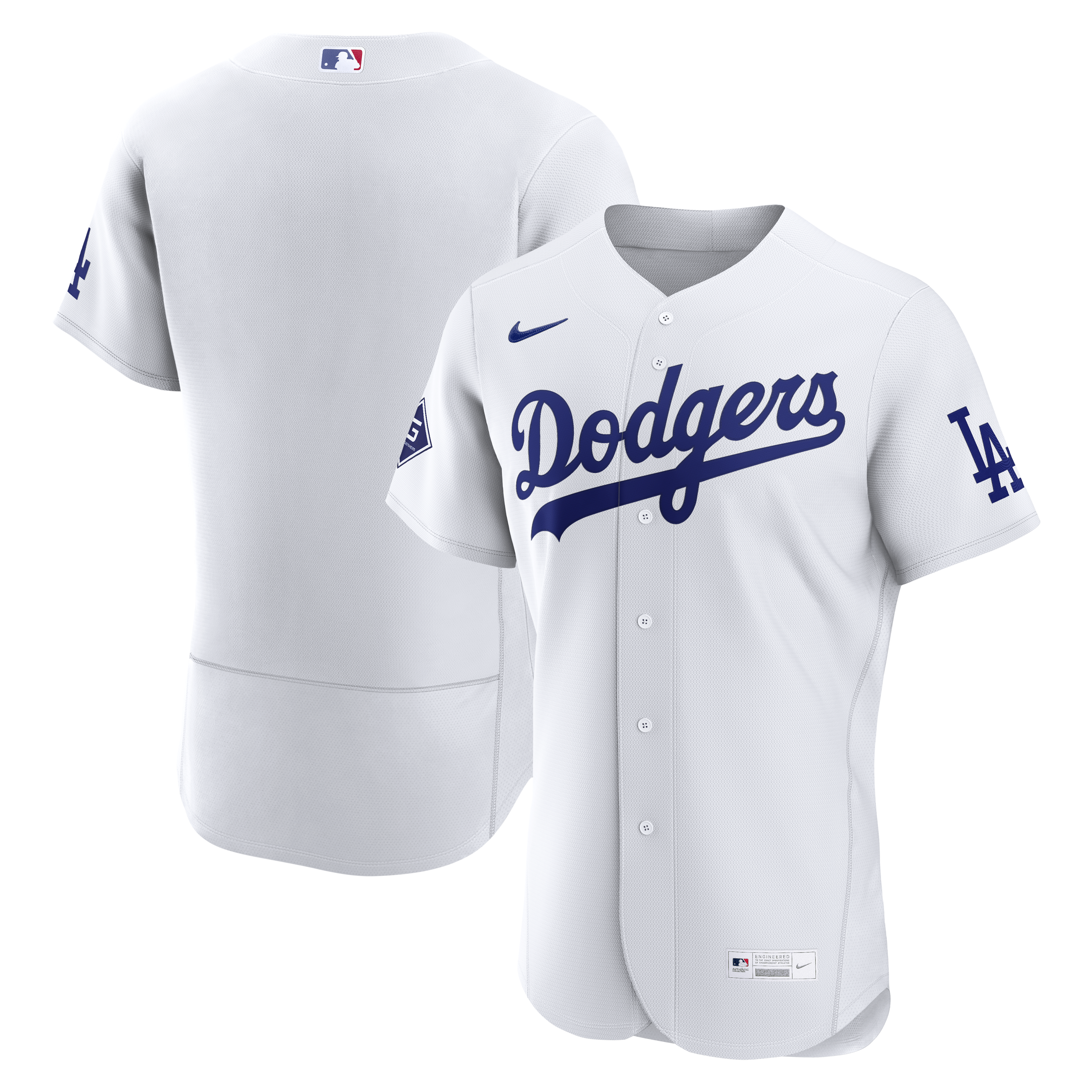 Los Angeles Dodgers Home Sponsor Patch Jersey