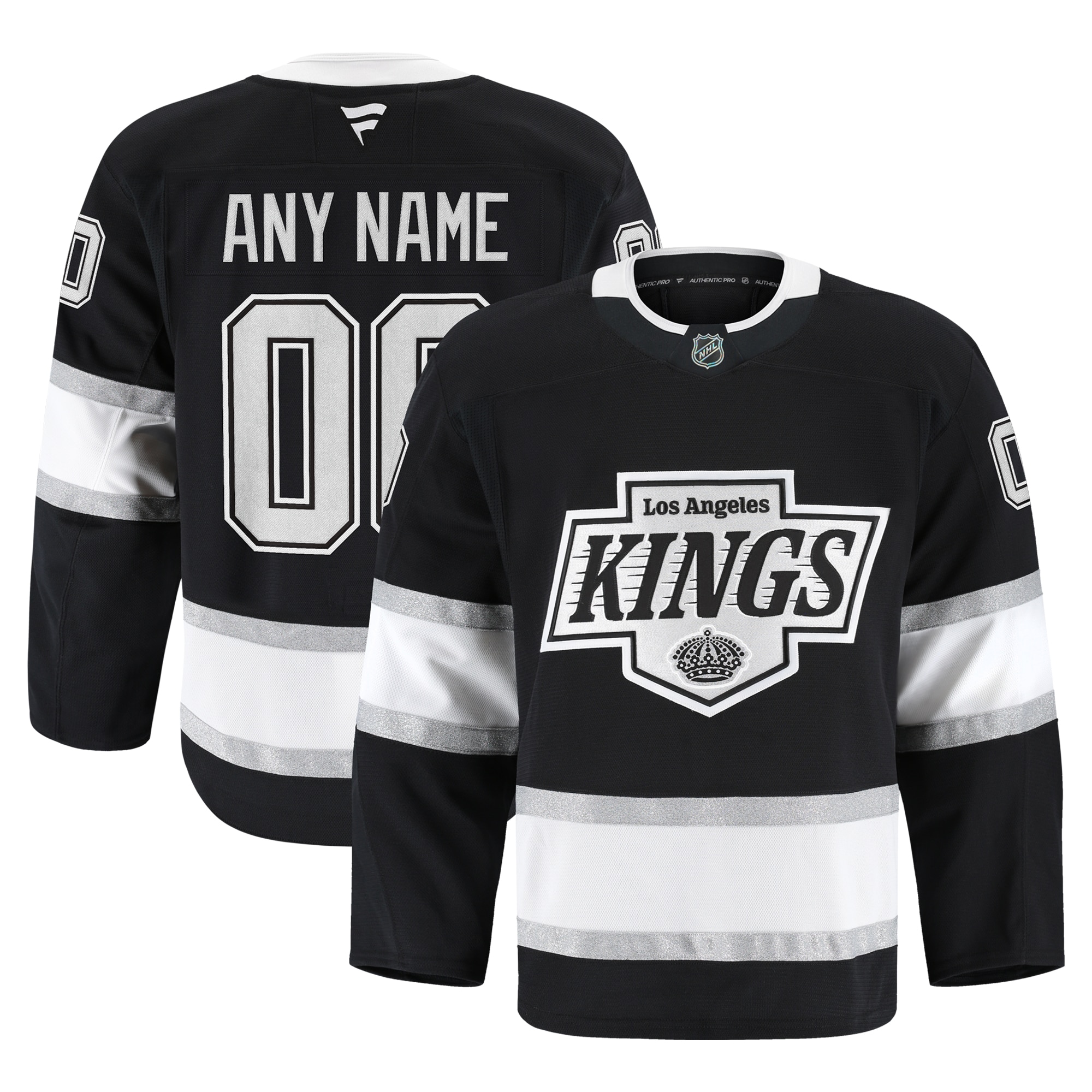 Los Angeles Kings Fanatics Home Pro Custom Jersey - Black