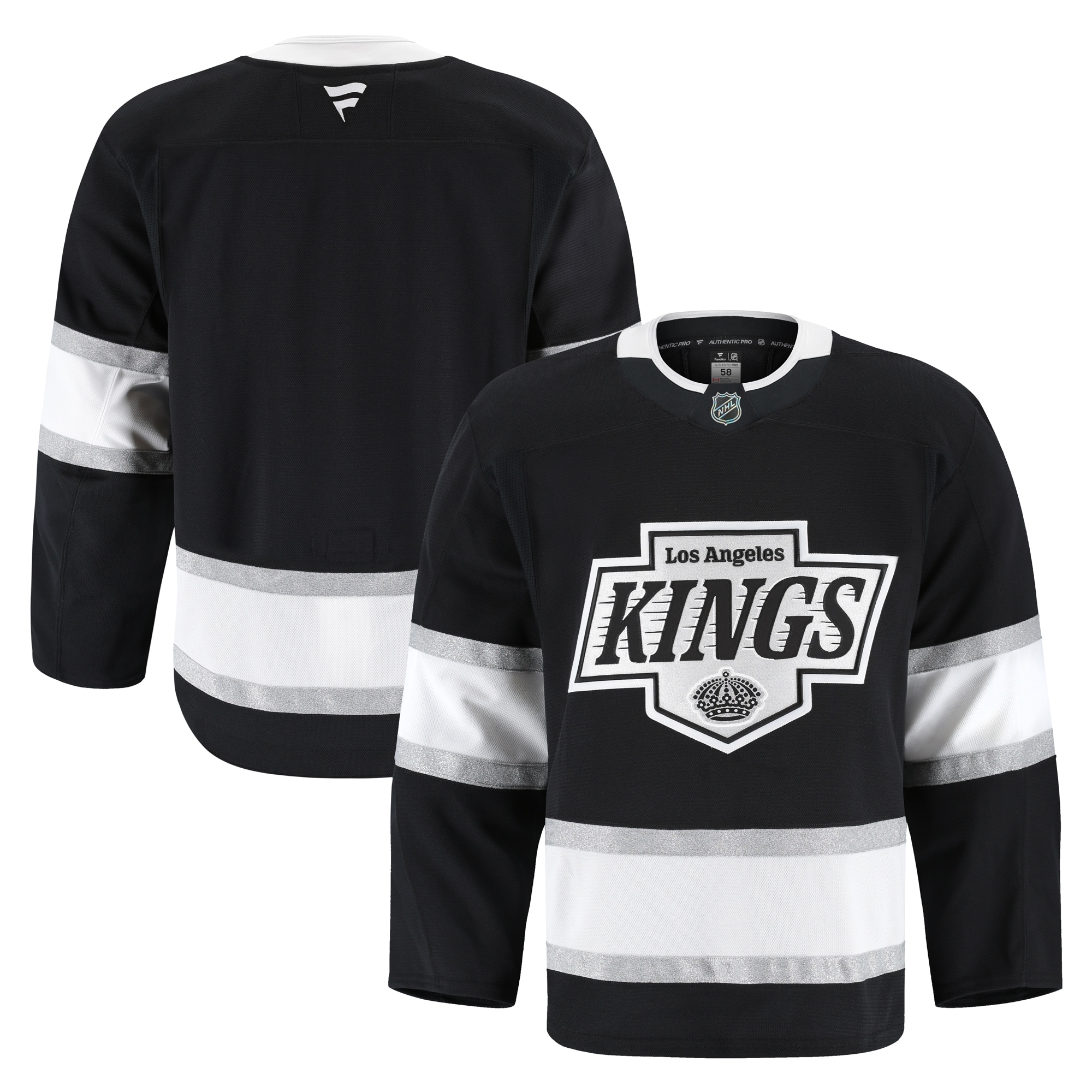 Los Angeles Kings Fanatics Home Pro Jersey - Black
