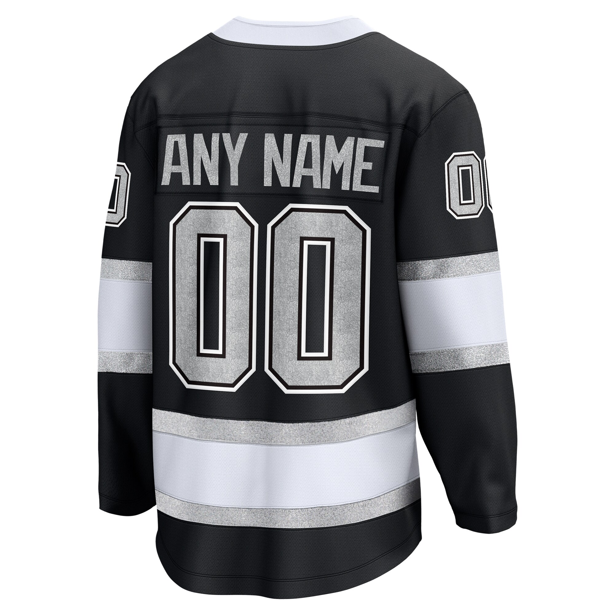 Alternative view of Los Angeles Kings Personalized Jersey Black - Ultimate Fanatics 2024 Home