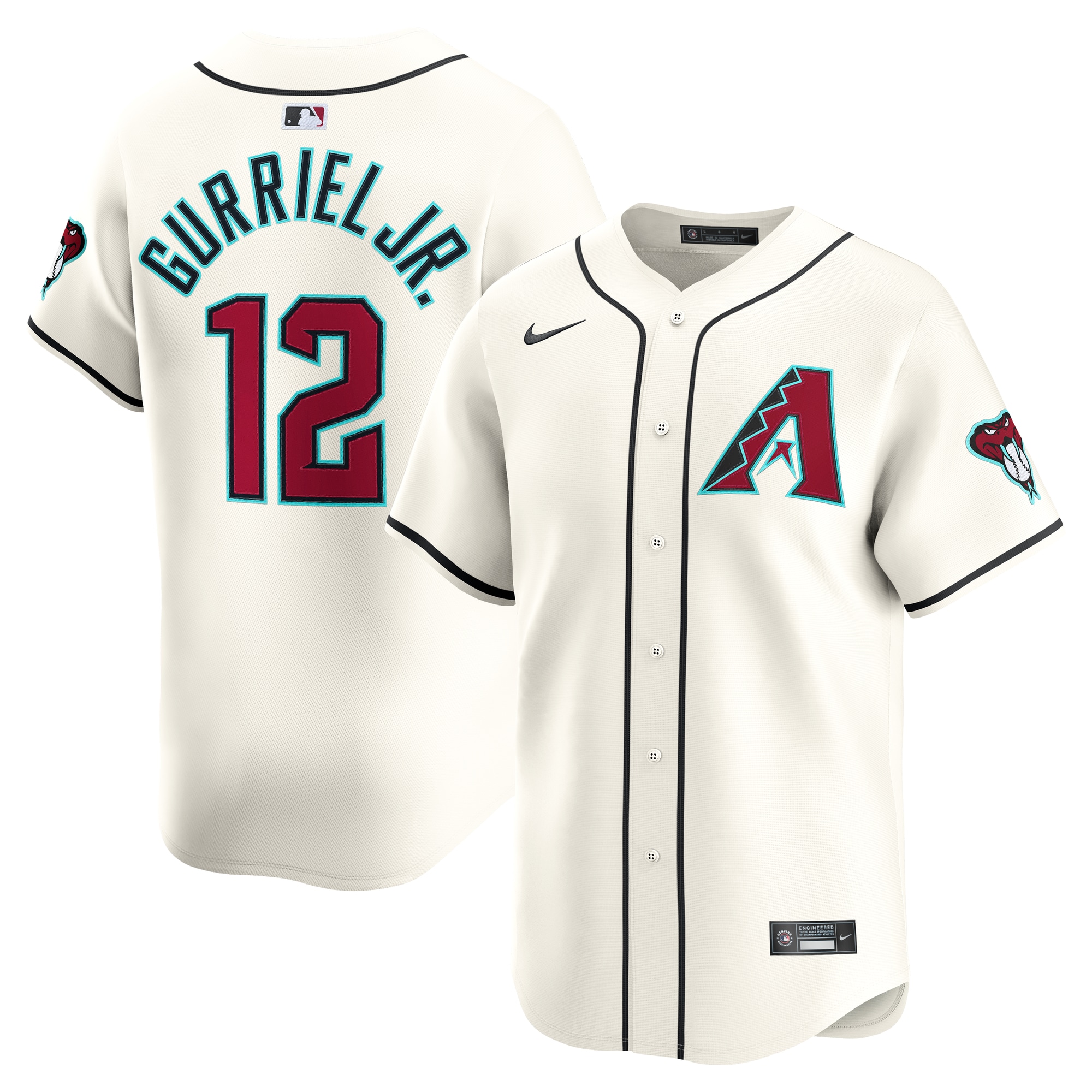 Lourdes Gurriel Jr. Arizona Diamondbacks Home Limited Player Jersey - Cream