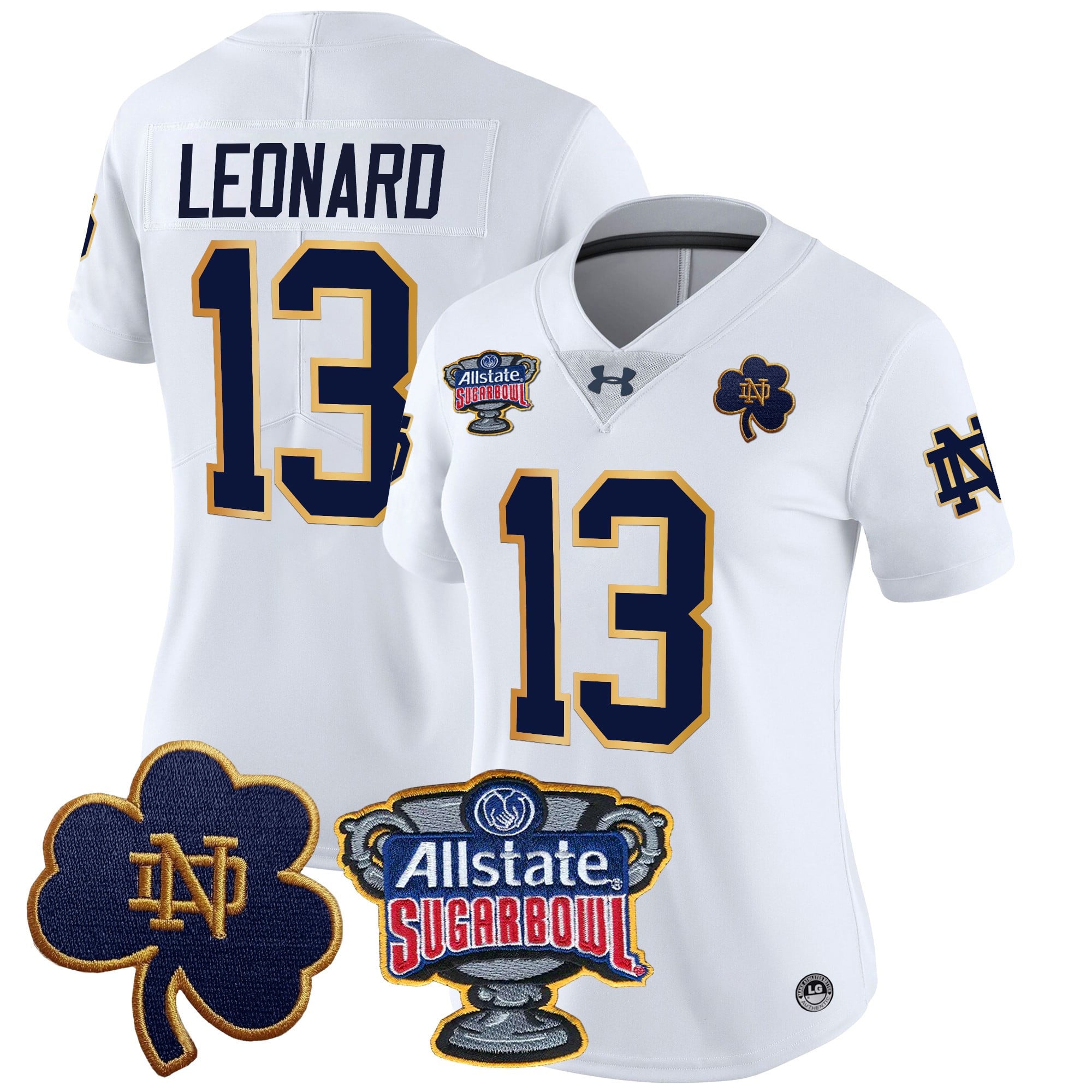 Alternative view of love Under Armour Notre Dame Jersey - Under Armour Notre Dame Love #4