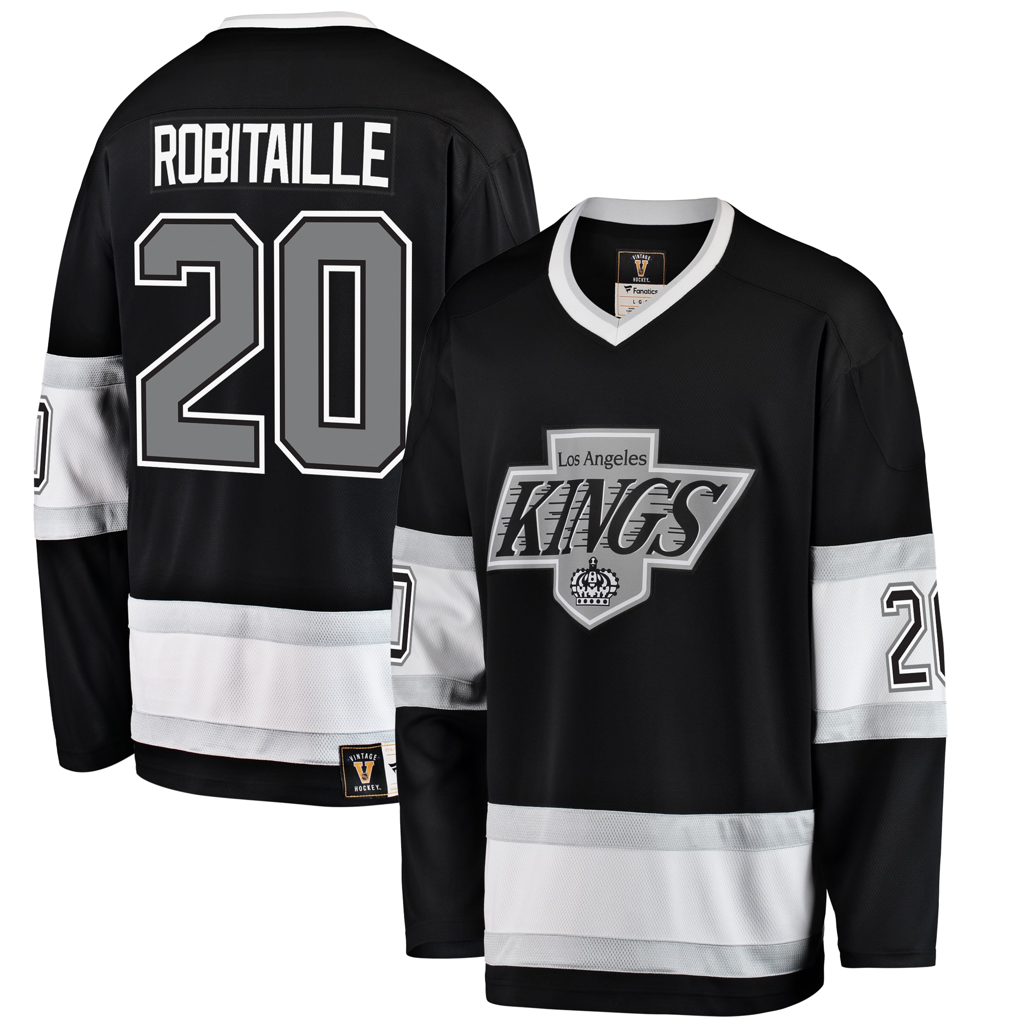 Luc Robitaille Los Angeles Kings Fanatics Premier Breakaway Retired Player Jersey - Black