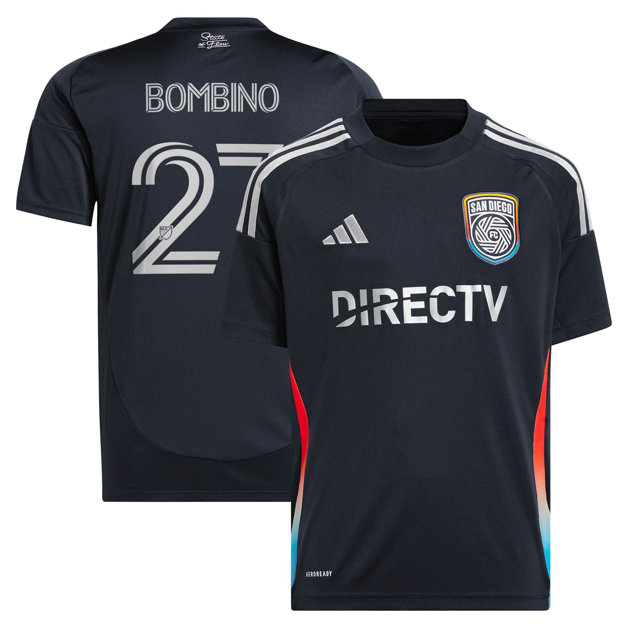 Luca Bombino San Diego FC Youth 2025 State of Flow Jersey - Navy