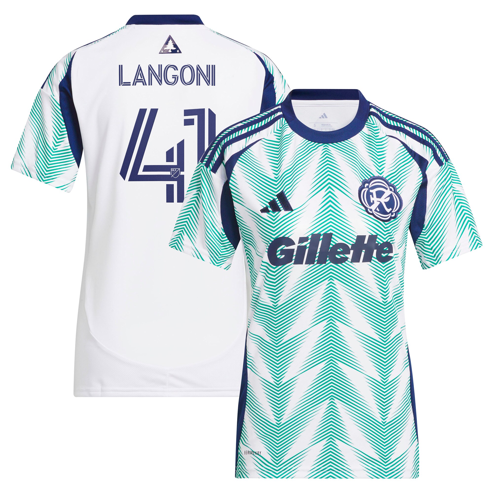Luca Langoni New England Revolution Women's 2025 Eastern White Pine x Flag of New England Player Jersey - White