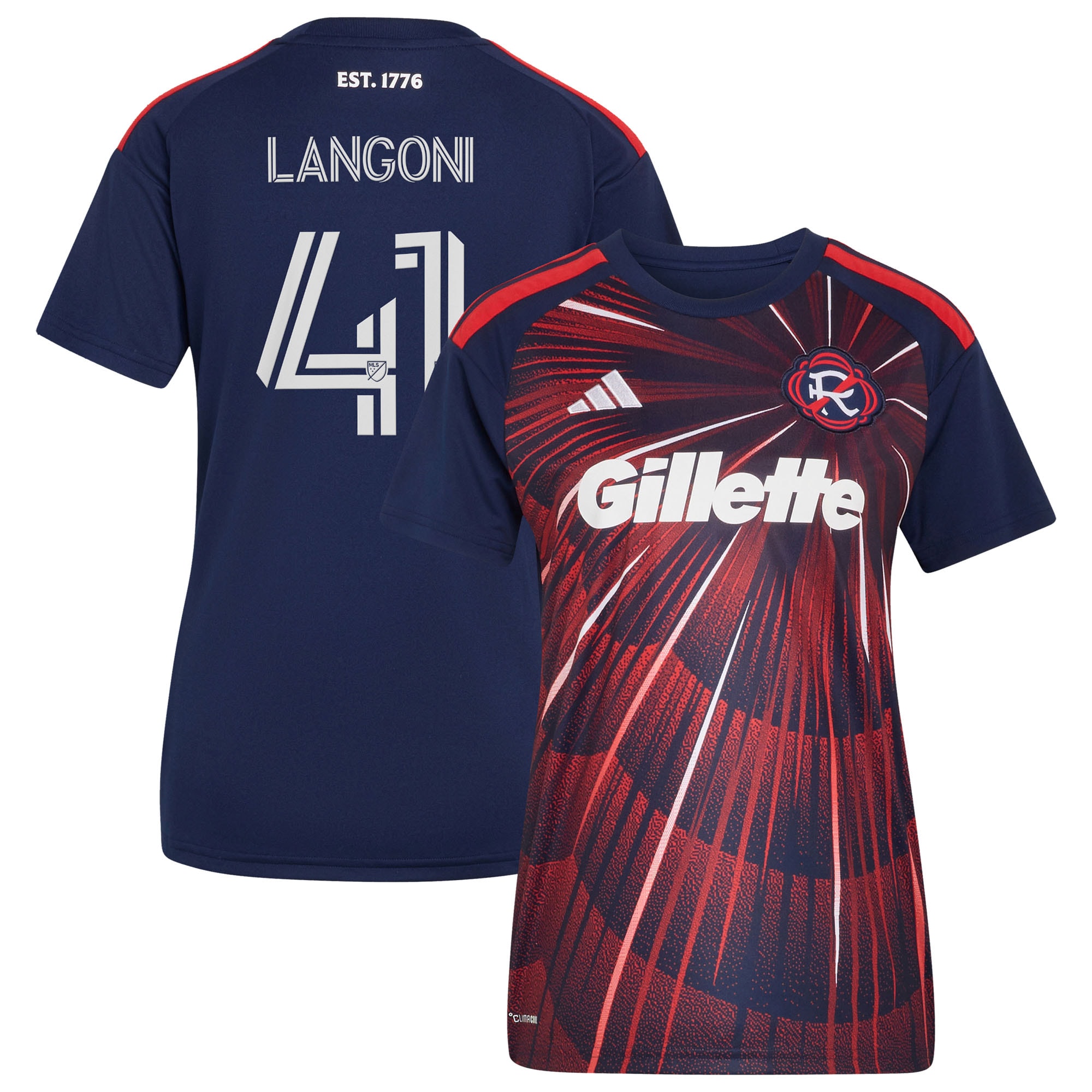 Luca Langoni New England Revolution Women's 2026 Independence Day Jersey - Blue