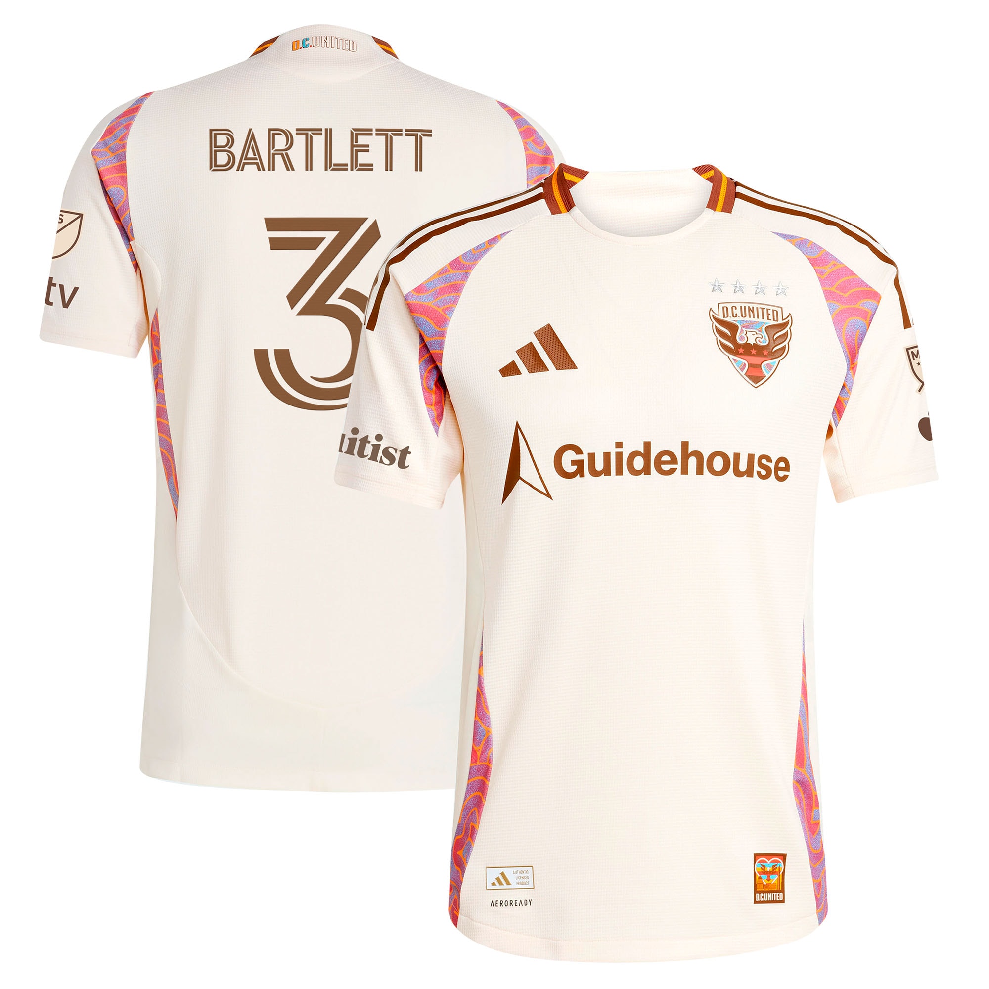 Lucas Bartlett D.C. United 2025 The Soul Kit On-Field Jersey - Natural