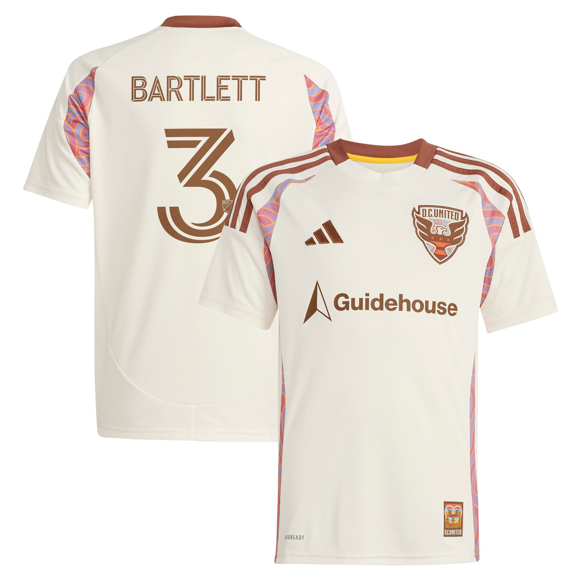 Lucas Bartlett D.C. United Youth 2025 The Soul Kit Player Jersey - Natural