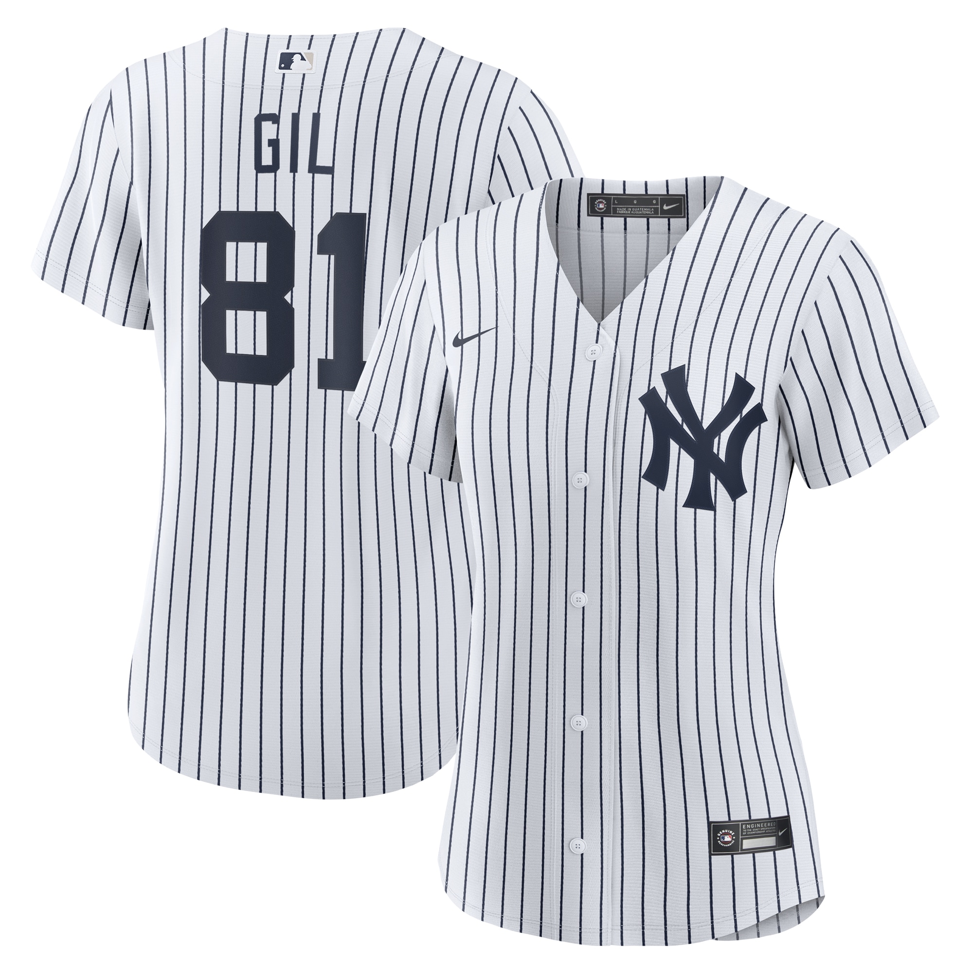 Luis Gil New York Yankees Women's Home Jersey - White