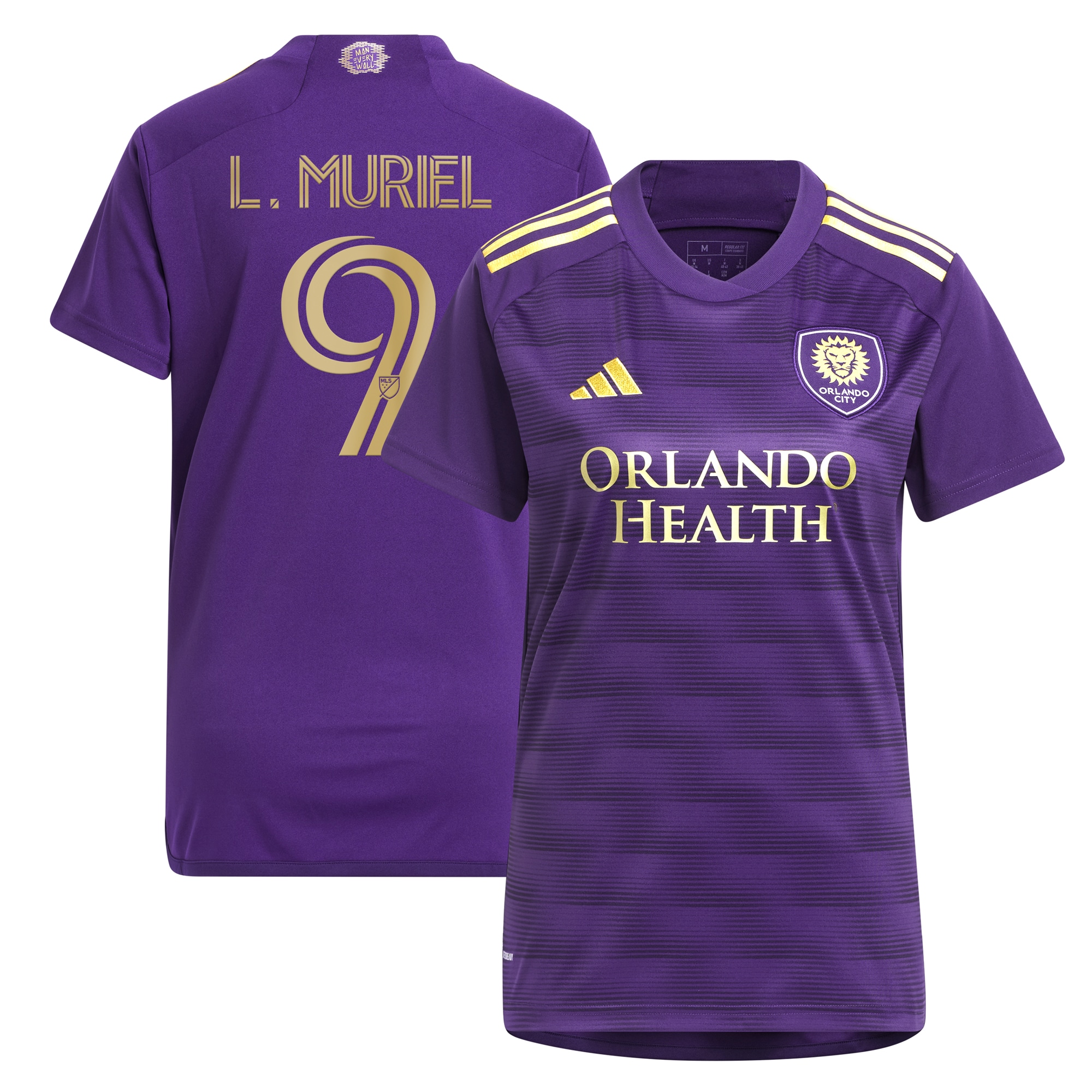 Luis Muriel Orlando City SC Women's 2024 The Wall Kit Player Jersey - Purple