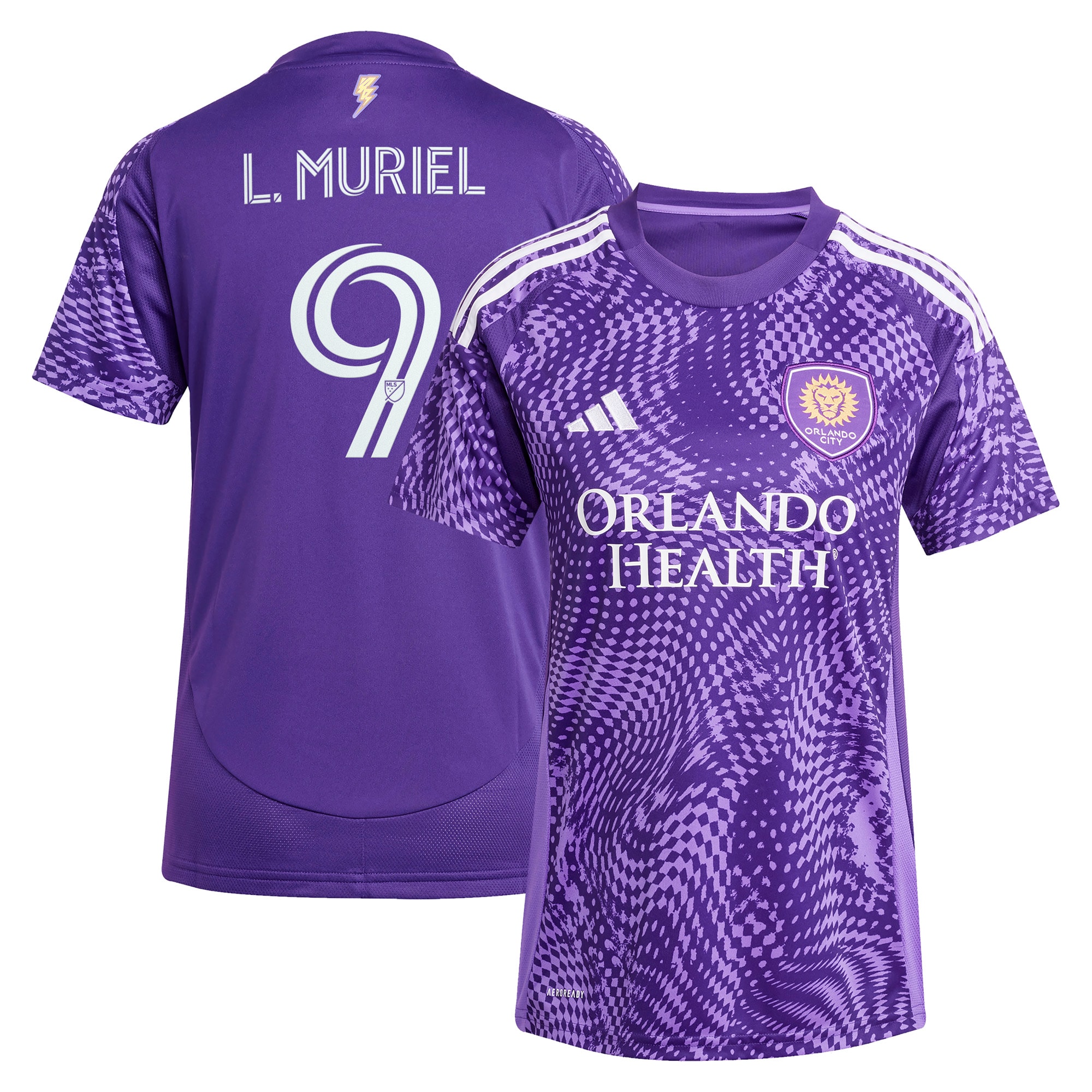 Luis Muriel Orlando City SC Women's 2025 Perfect Storm Player Jersey - Purple
